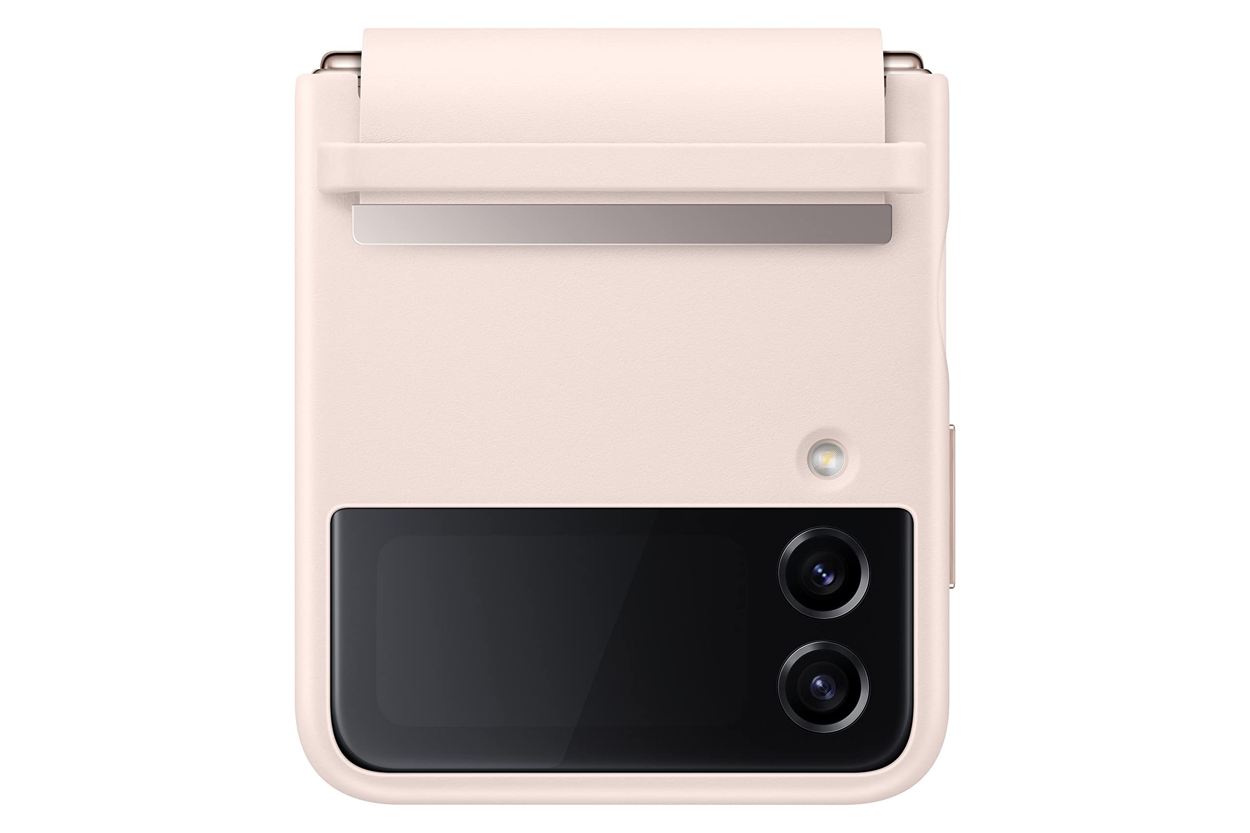 Foto 1 | Funda De Piel Con Solapa Para Samsung Galaxy Z Flip4, Color Melocotón - Venta Internacional.