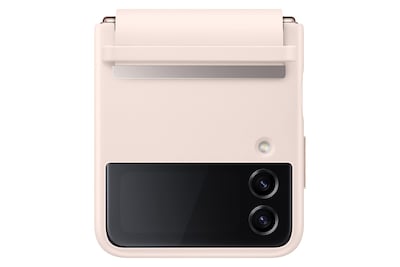 Foto 1 | Funda De Piel Con Solapa Para Samsung Galaxy Z Flip4, Color Melocotón - Venta Internacional.
