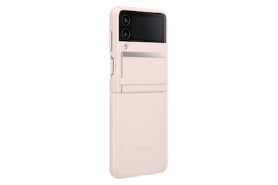 Foto 2 | Funda De Piel Con Solapa Para Samsung Galaxy Z Flip4, Color Melocotón - Venta Internacional.