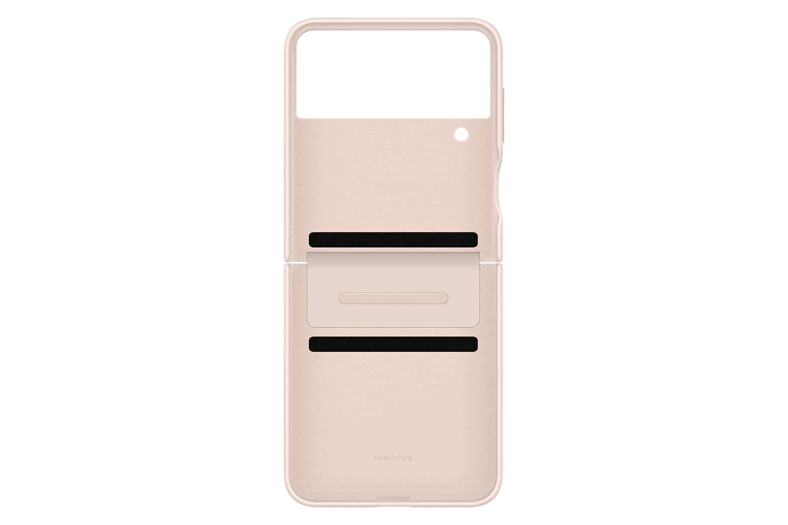 Foto 5 pulgar | Funda De Piel Con Solapa Para Samsung Galaxy Z Flip4, Color Melocotón - Venta Internacional.