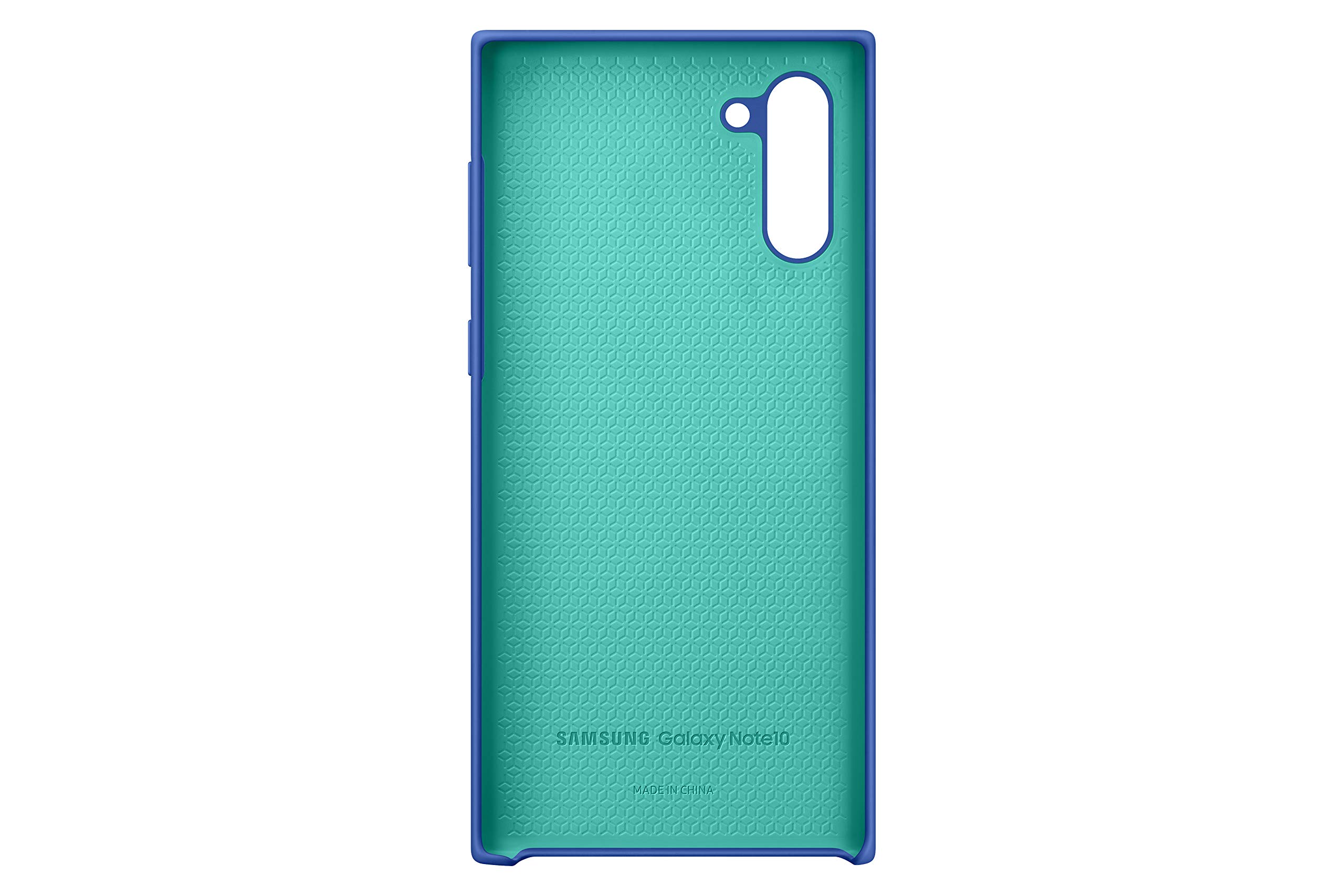 Foto 5 pulgar | Funda Protectora Trasera De Silicona Para Samsung Galaxy Note10, Azul - Venta Internacional.