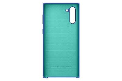 Foto 4 | Funda Protectora Trasera De Silicona Para Samsung Galaxy Note10, Azul - Venta Internacional.