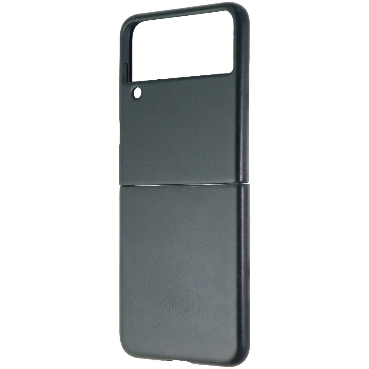 Funda Para Teléfono Samsung Galaxy Z Flip 3 De Piel Verde - Venta Internacional.