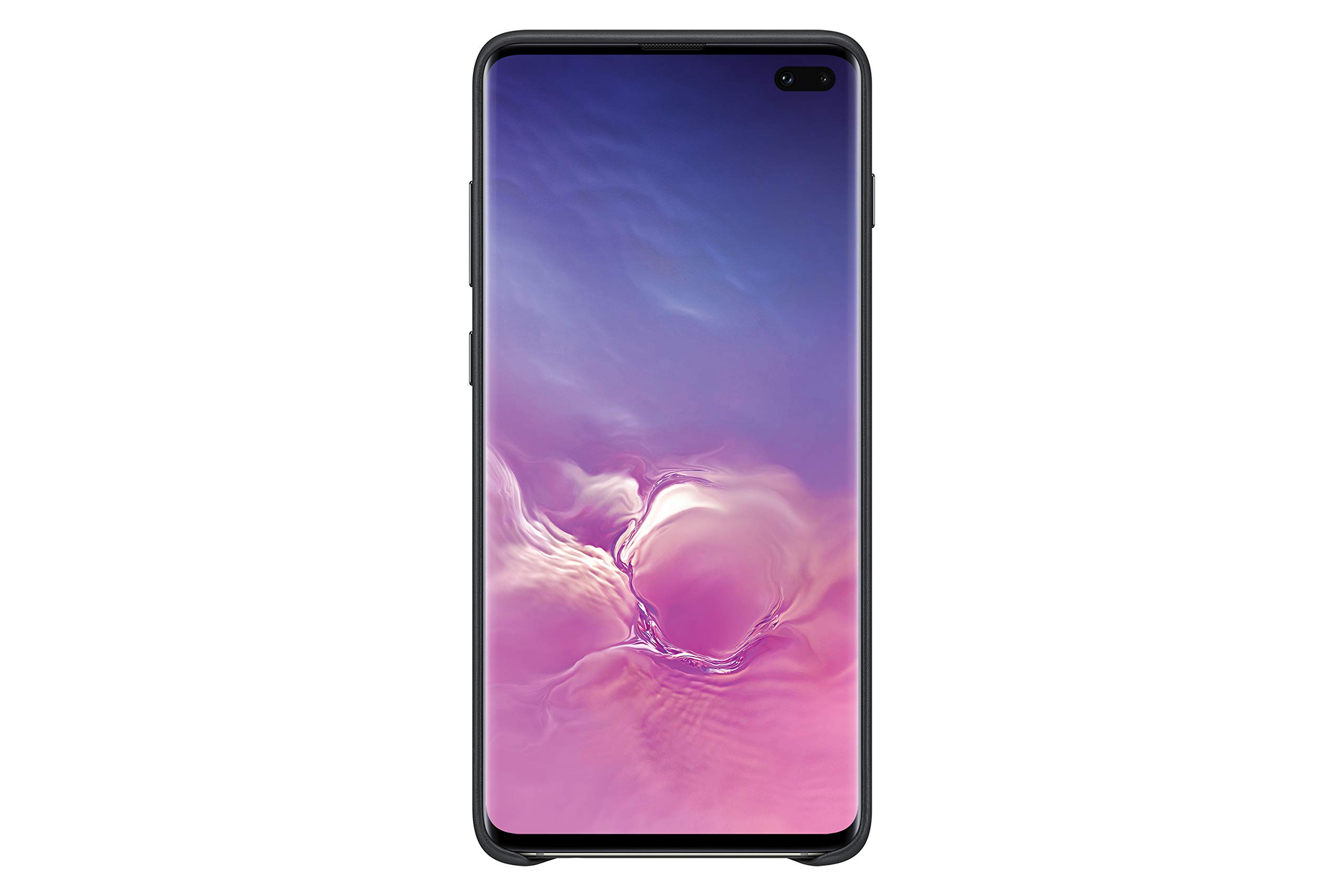 Foto 3 pulgar | Funda Para Samsung Galaxy S10+, Piel Trasera, Color Negro - Venta Internacional.