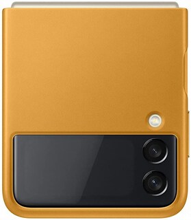 Foto 2 | Funda De Piel Para Samsung Galaxy Z Flip 3, Color Mostaza - Venta Internacional.