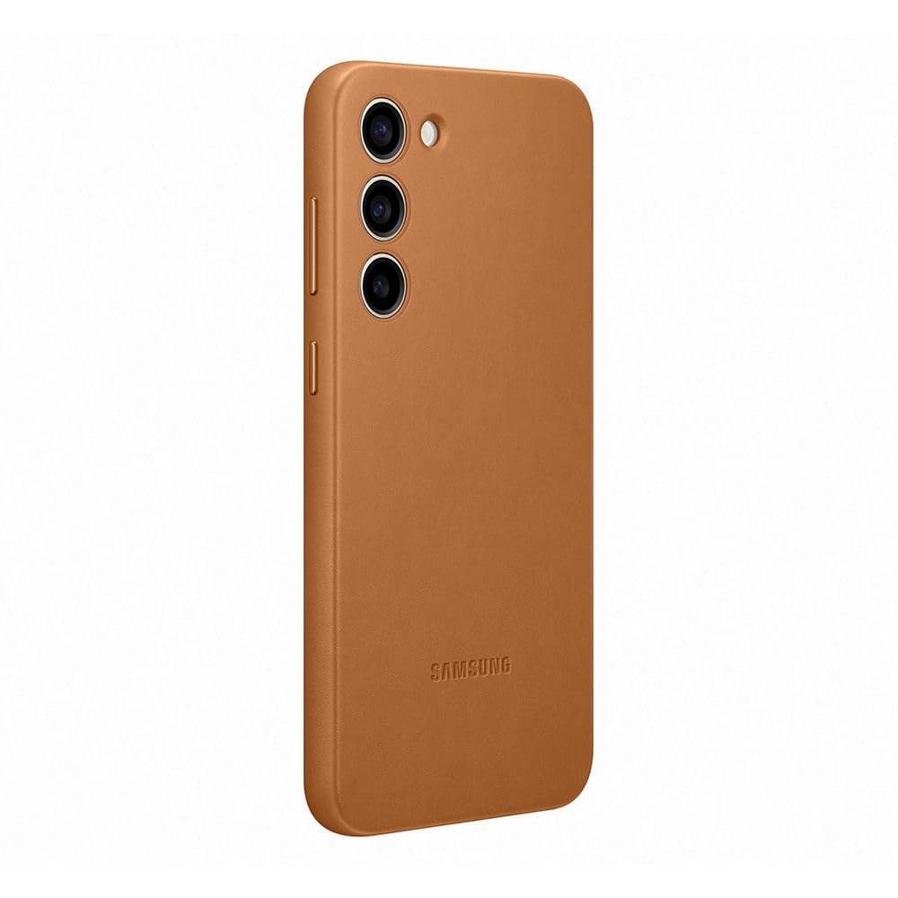 Foto 3 pulgar | Funda De Piel Para Samsung Galaxy S23+, Color Camel - Venta Internacional.