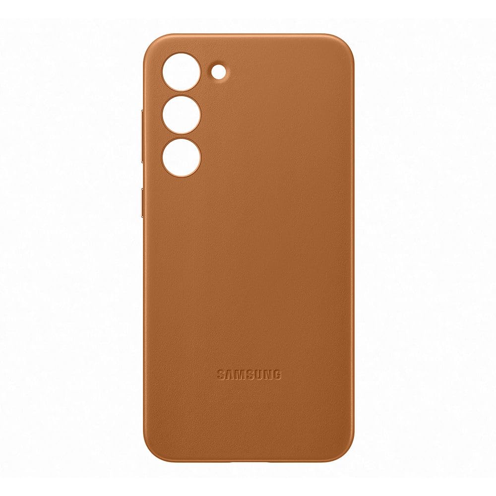 Foto 4 pulgar | Funda De Piel Para Samsung Galaxy S23+, Color Camel - Venta Internacional.