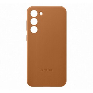 Foto 3 | Funda De Piel Para Samsung Galaxy S23+, Color Camel - Venta Internacional.