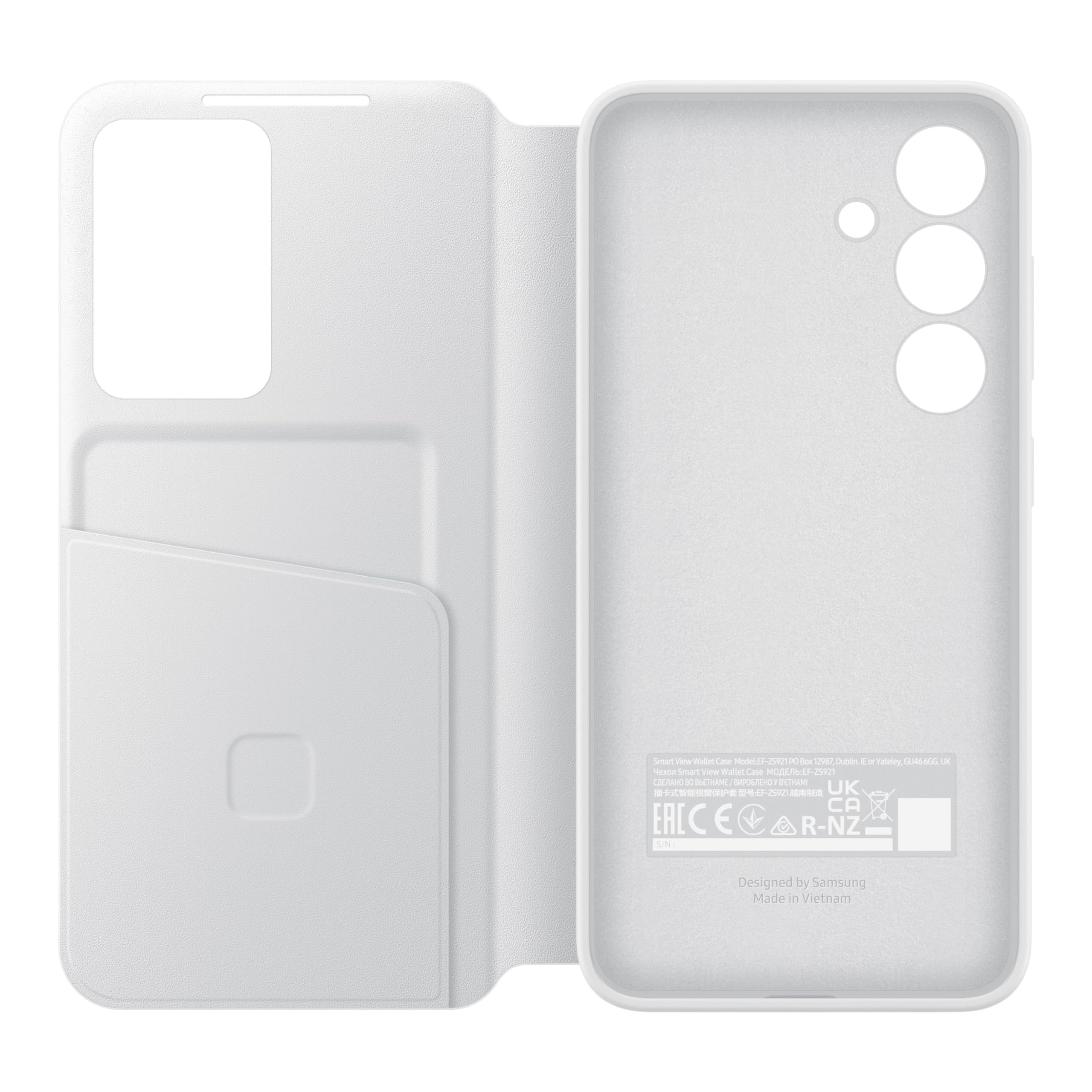 Foto 5 | Funda Para Teléfono S-view Wallet Para Samsung Galaxy S24, Color Blanco - Venta Internacional.