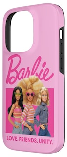 Foto 2 | Funda Para Teléfono Barbie Love, Friends, Unity Iphone 14 Pro - Venta Internacional.