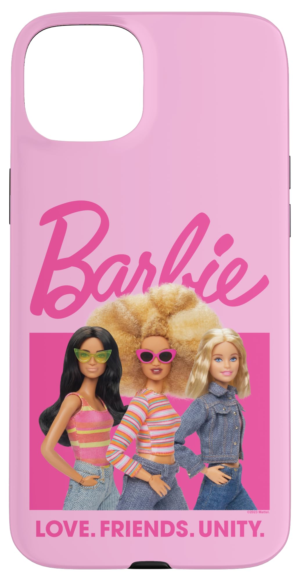 Foto 2 pulgar | Funda Para Teléfono Barbie Love, Friends, Unity Iphone 15 Plus - Venta Internacional.