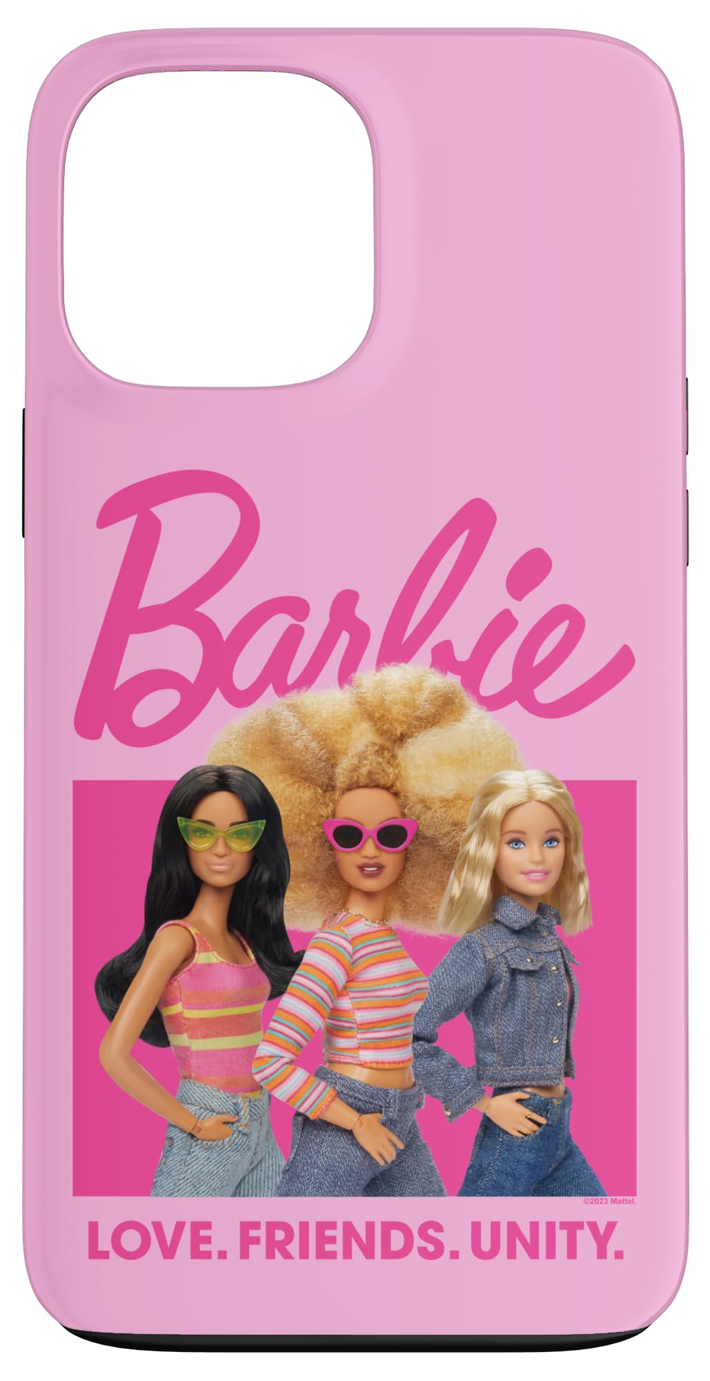 Funda Barbie Love, Friends, Unity Para Iphone 13 Pro Max - Venta Internacional.