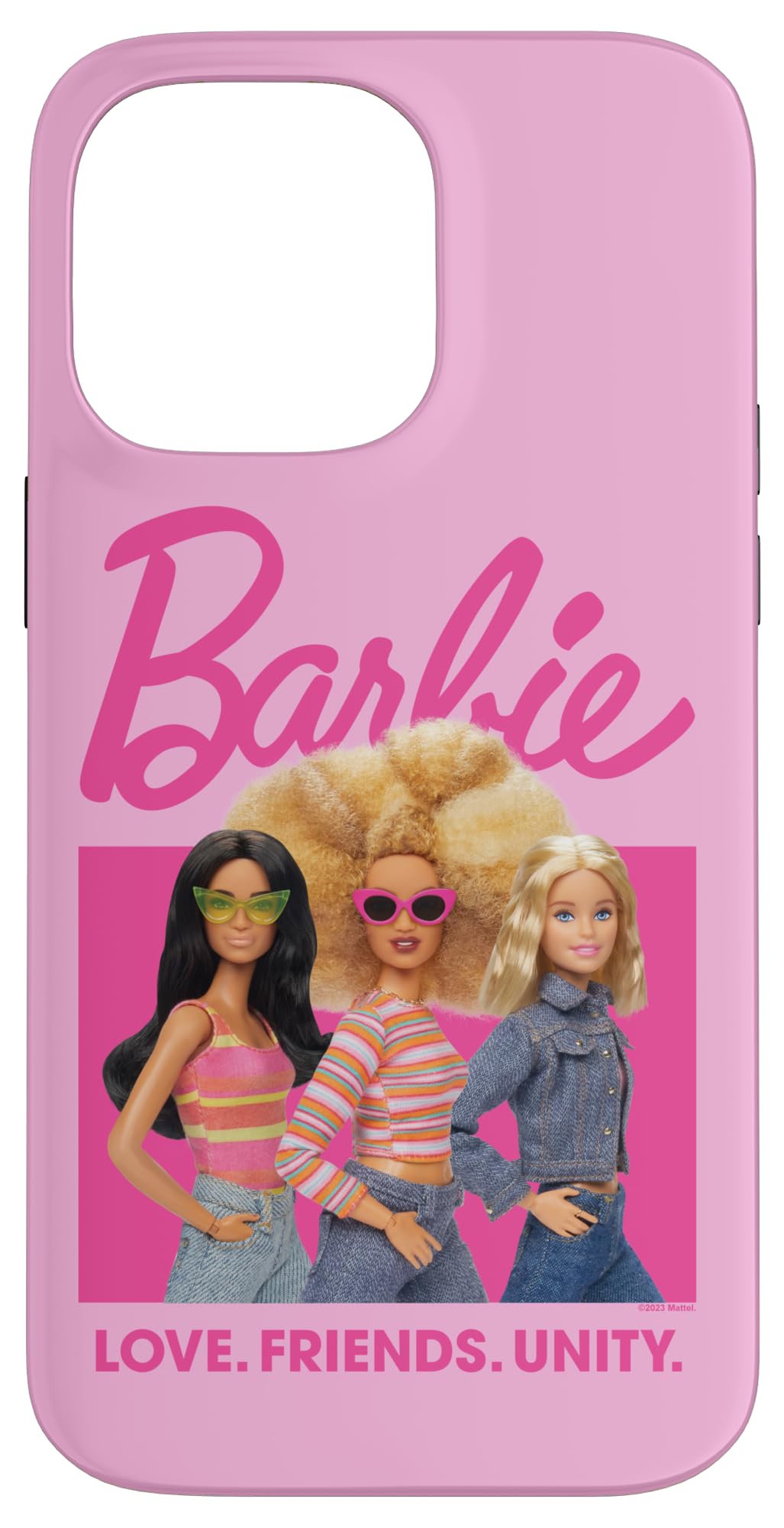 Funda Barbie Love, Friends, Unity Para Iphone 14 Pro Max - Venta Internacional.