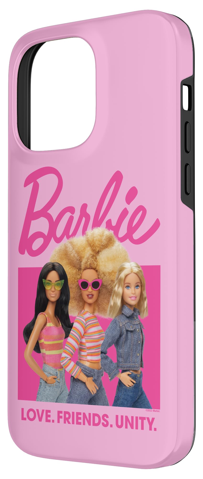 Foto 3 pulgar | Funda Barbie Love, Friends, Unity Para Iphone 14 Pro Max - Venta Internacional.