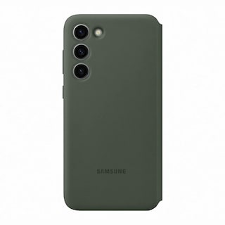 Foto 2 | Funda Tipo Cartera Smart View para Samsung Galaxy S23+ Caqui - Venta Internacional