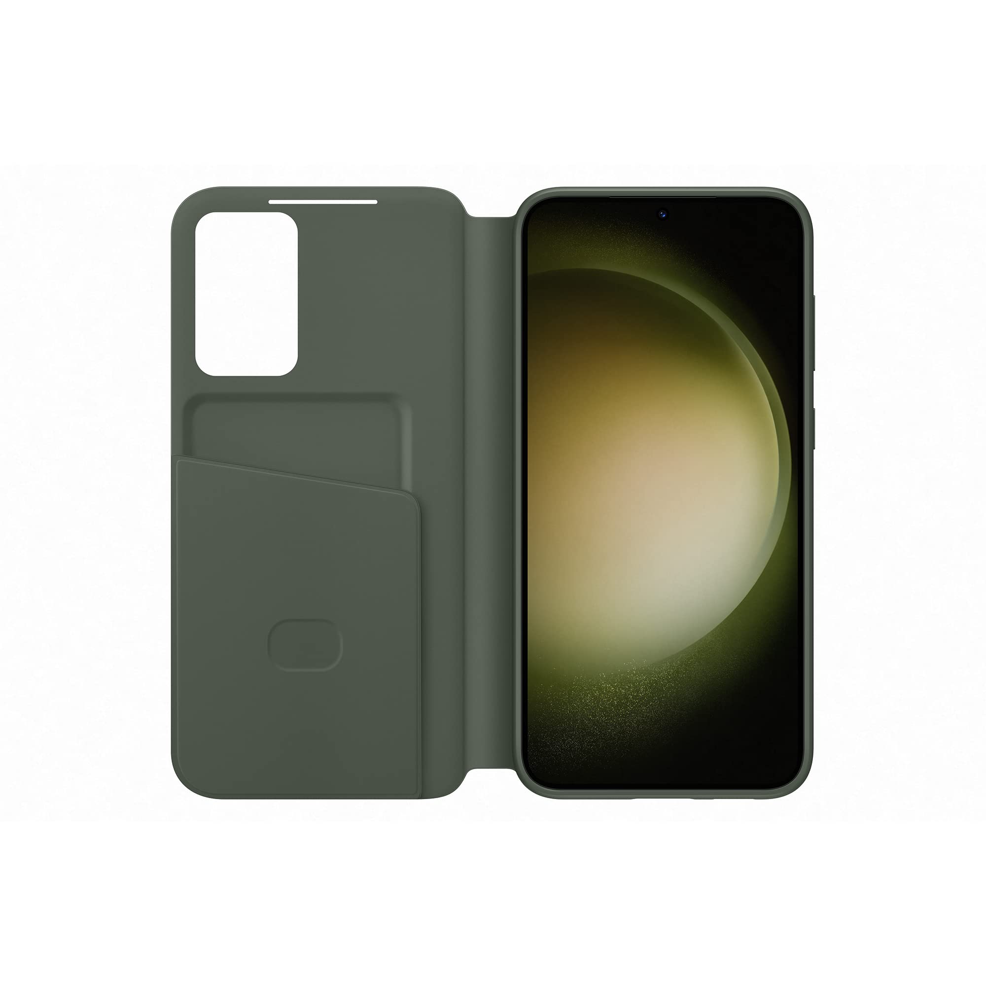 Foto 4 pulgar | Funda Tipo Cartera Smart View para Samsung Galaxy S23+ Caqui - Venta Internacional