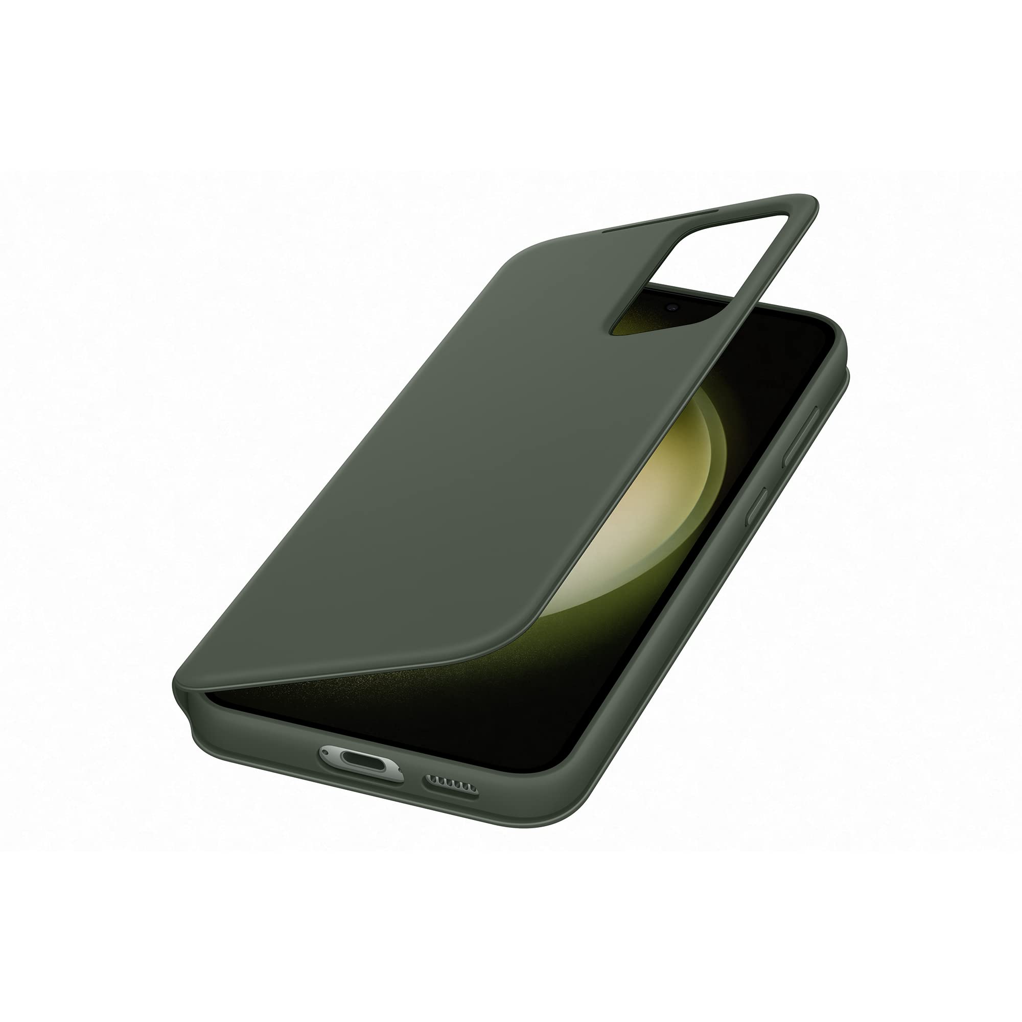 Foto 5 pulgar | Funda Tipo Cartera Smart View para Samsung Galaxy S23+ Caqui - Venta Internacional