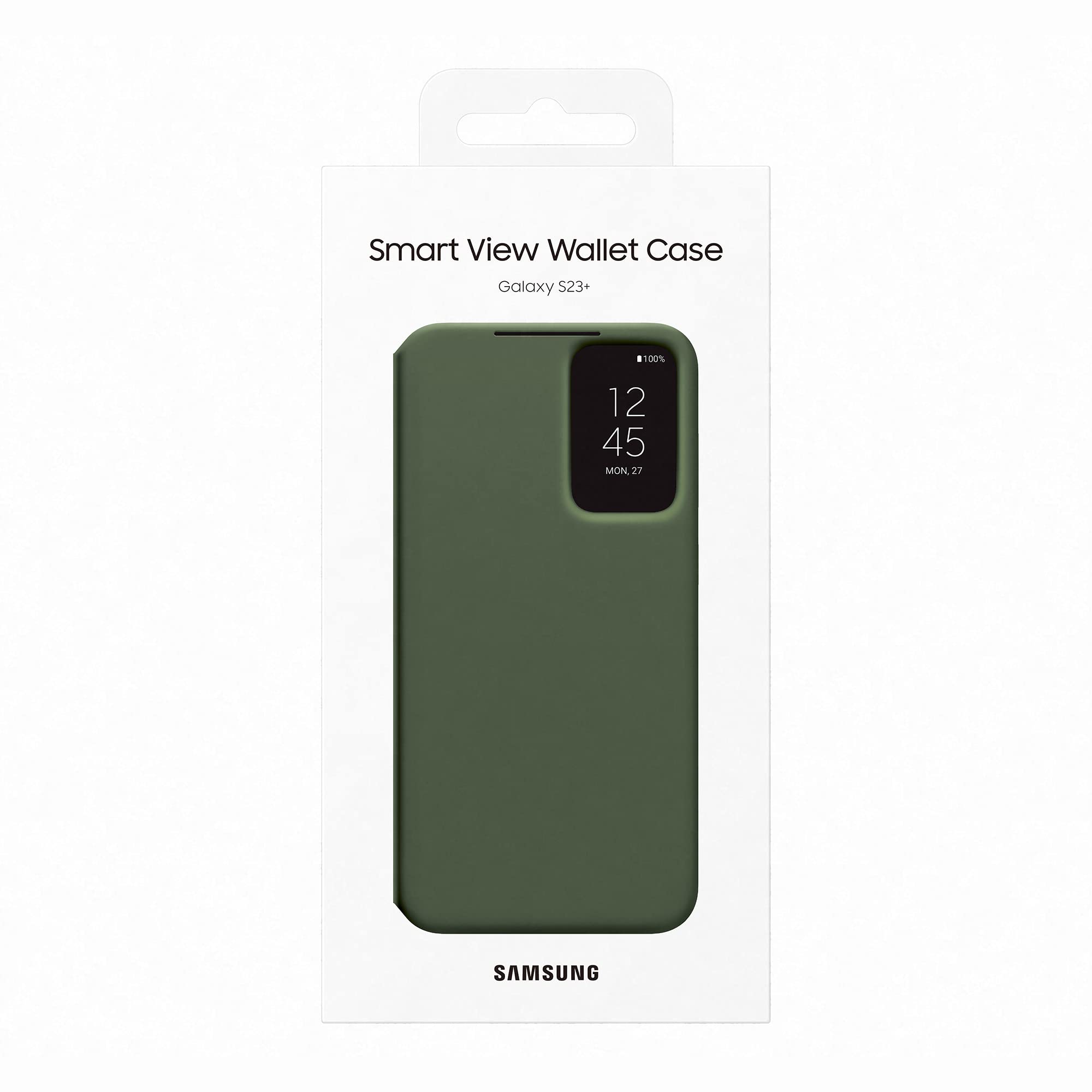 Foto 7 pulgar | Funda Tipo Cartera Smart View para Samsung Galaxy S23+ Caqui - Venta Internacional