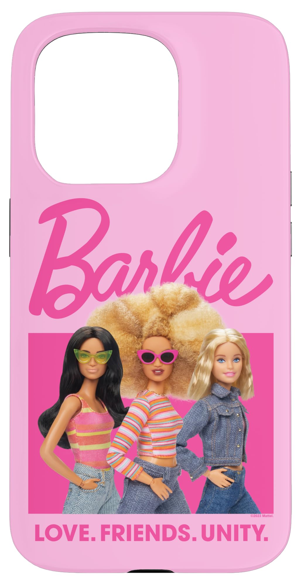 Foto 2 pulgar | Funda Barbie Love, Friends, Unity Para Iphone 15 Pro - Venta Internacional.