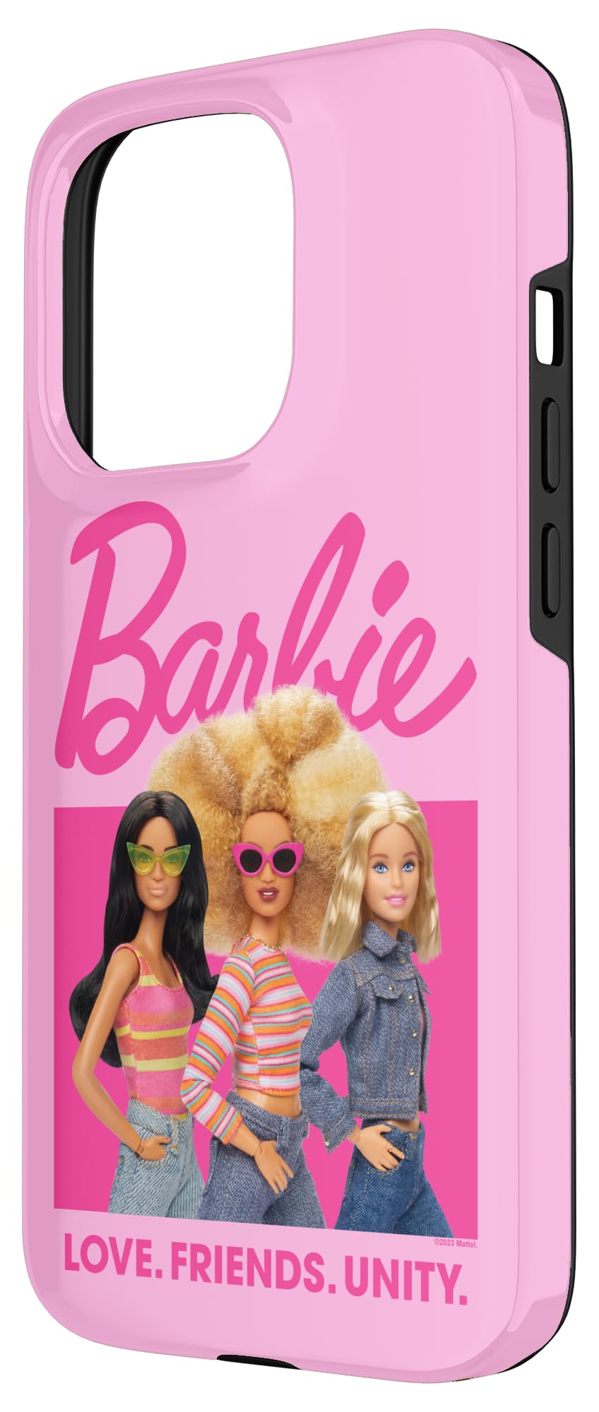 Foto 3 pulgar | Funda Barbie Love, Friends, Unity Para Iphone 15 Pro - Venta Internacional.