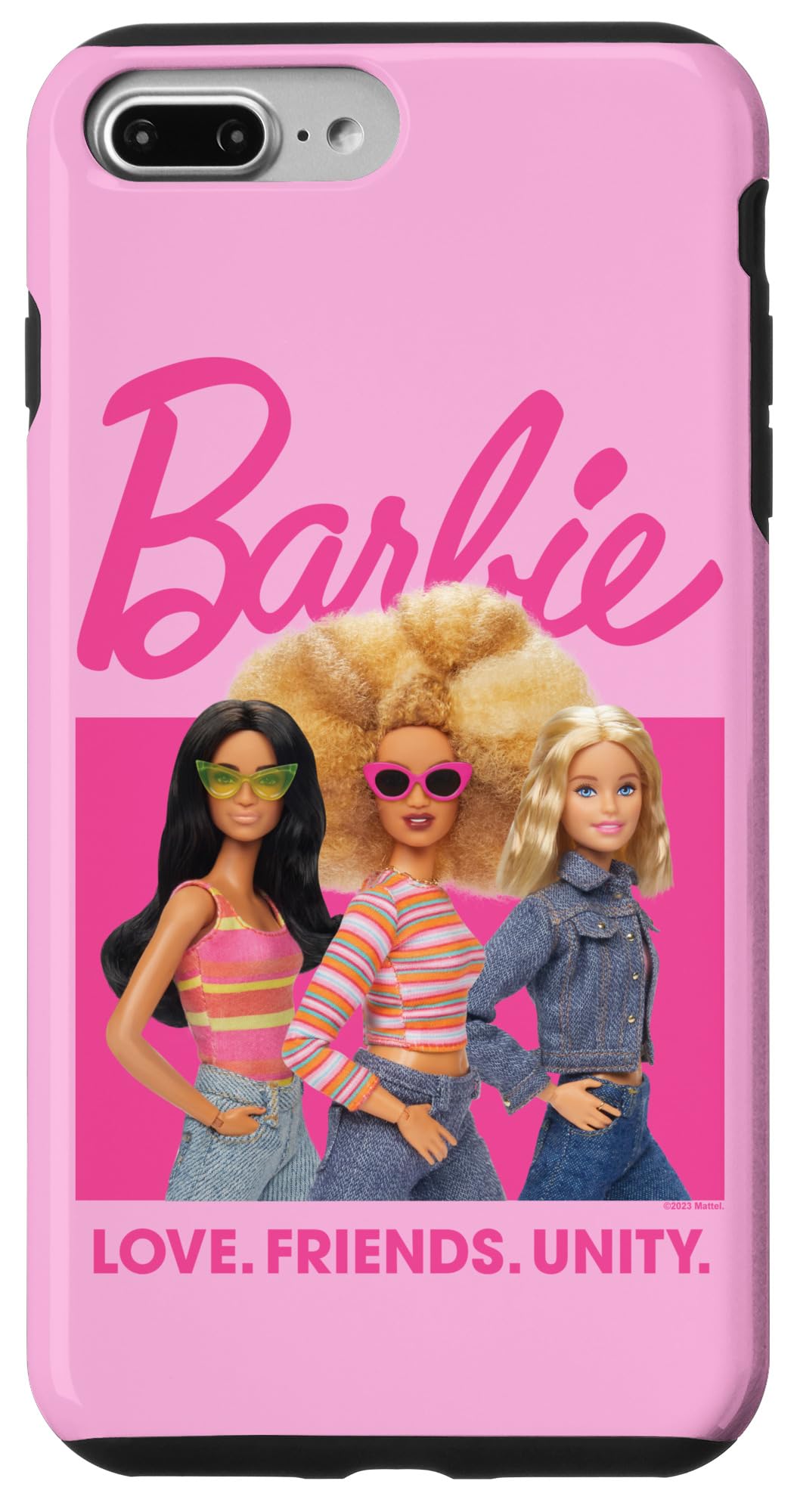 Funda Barbie Love, Friends, Unity Para Iphone 7 Plus/8 Plus - Venta Internacional.