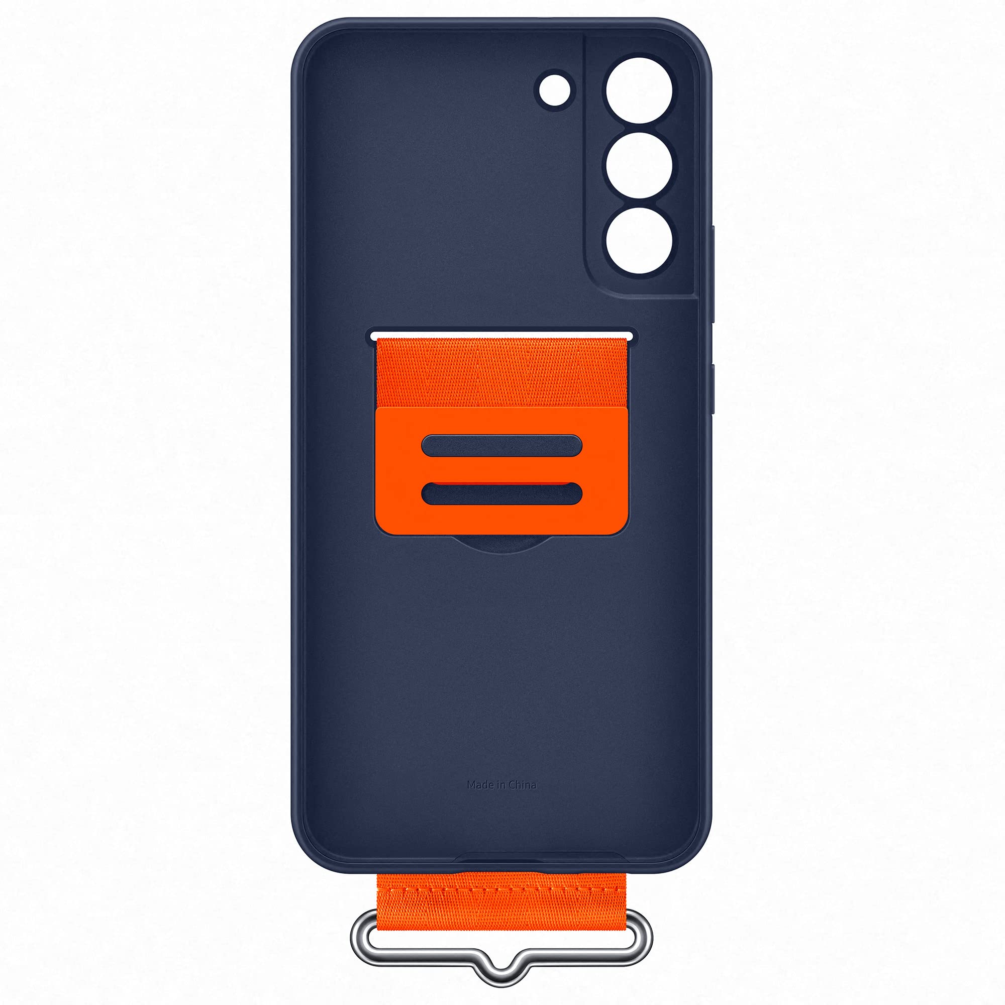 Foto 3 pulgar | Funda de Silicona para Samsung S22+ con Correa Azul Marino - Venta Internacional