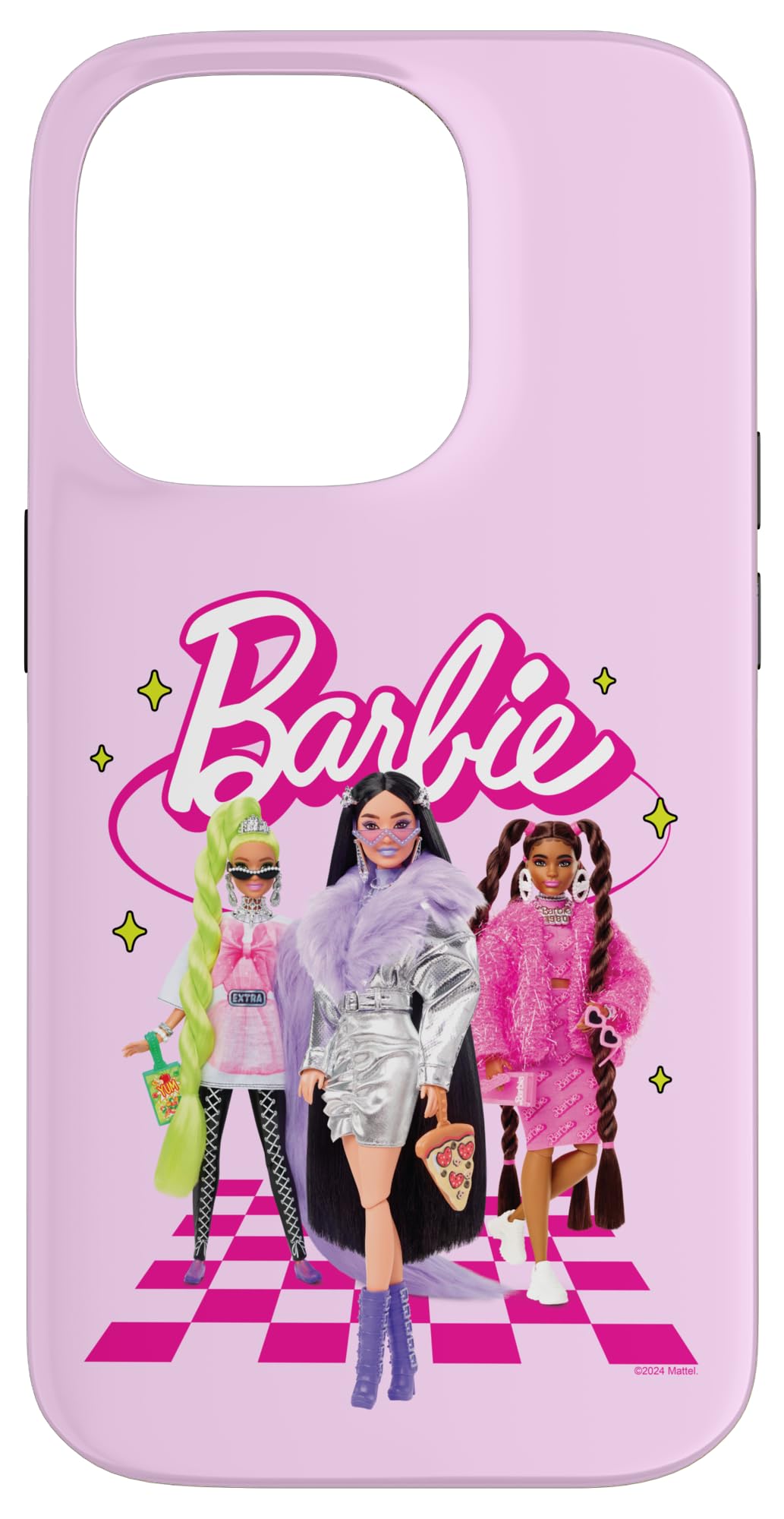 Foto 2 pulgar | Funda Para Teléfono Barbie Y2k Trio Iphone 14 Pro Con Licencia Oficial - Venta Internacional.