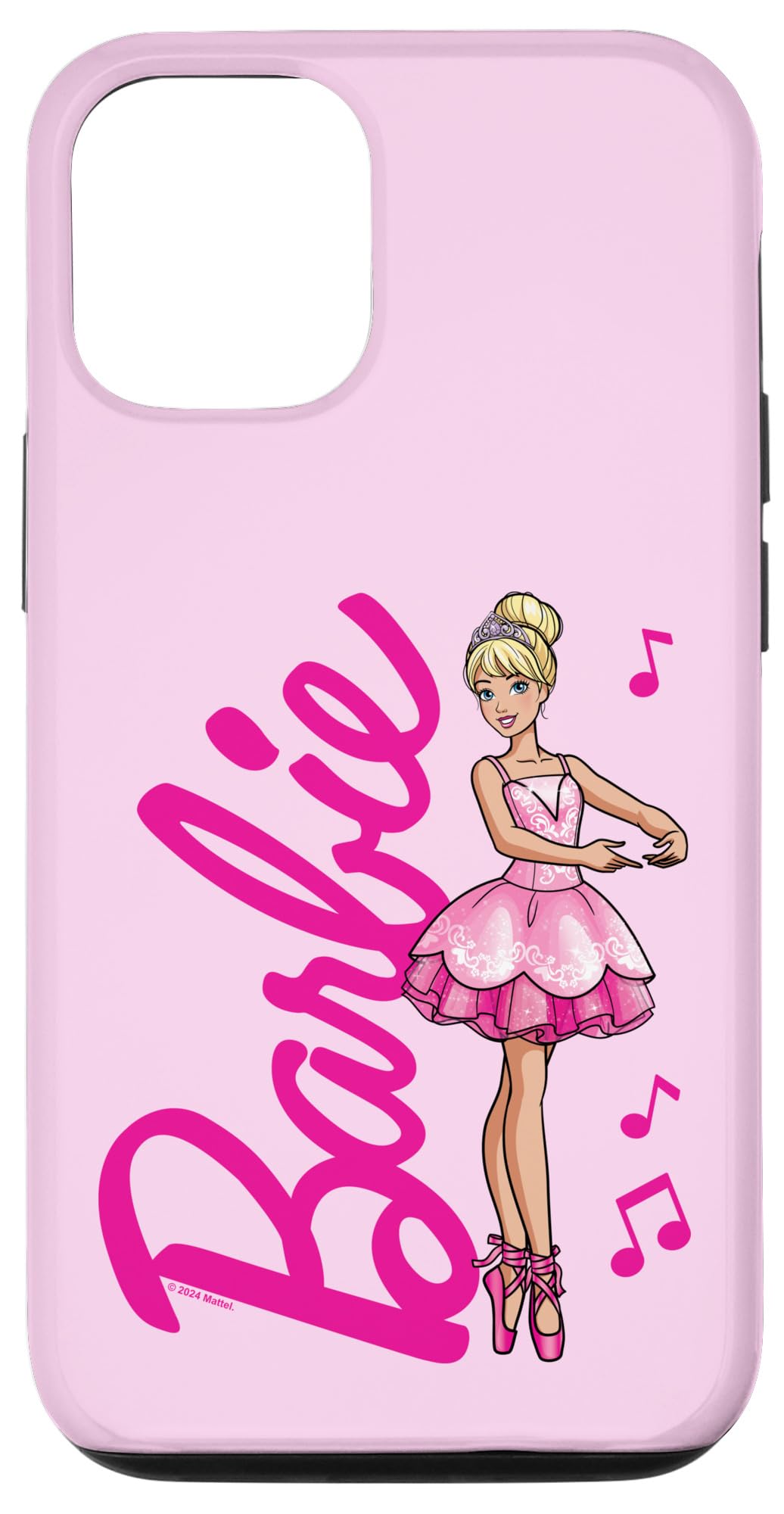 Foto 2 pulgar | Funda Barbie Ballerina Para Iphone 12/12 Pro, Con Licencia Oficial - Venta Internacional.