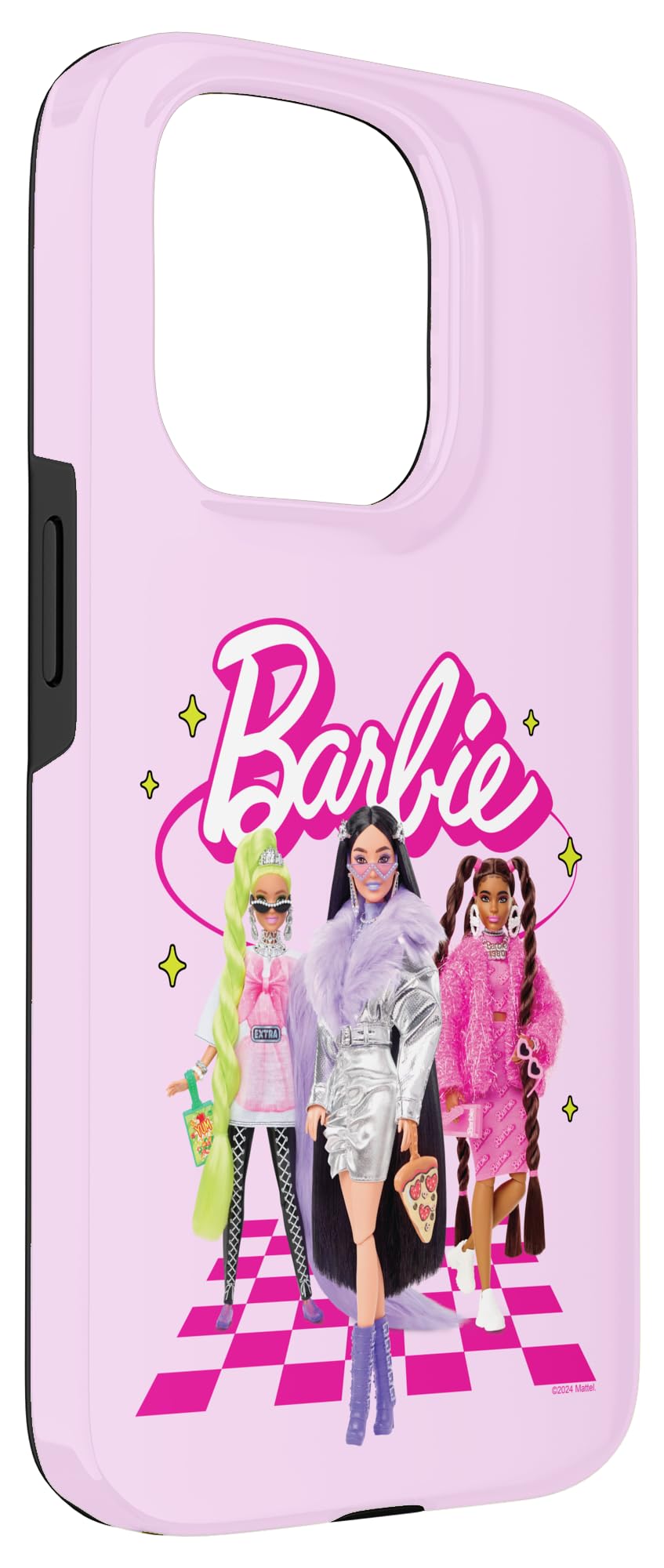 Foto 4 pulgar | Funda Para Teléfono Barbie Y2k Trio Iphone 15 Pro Con Licencia Oficial - Venta Internacional.