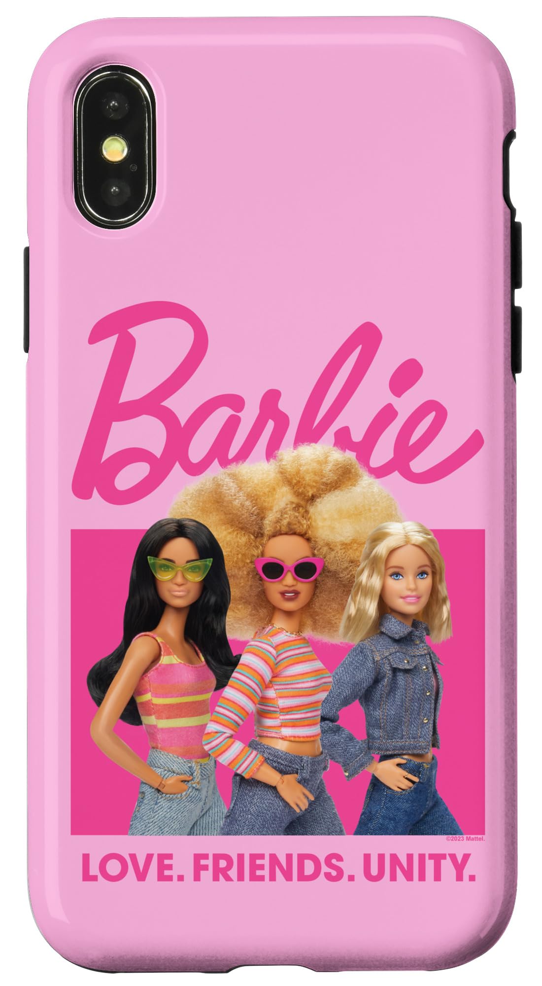 Funda Barbie Love, Friends, Unity Para Iphone X/xs - Venta Internacional.