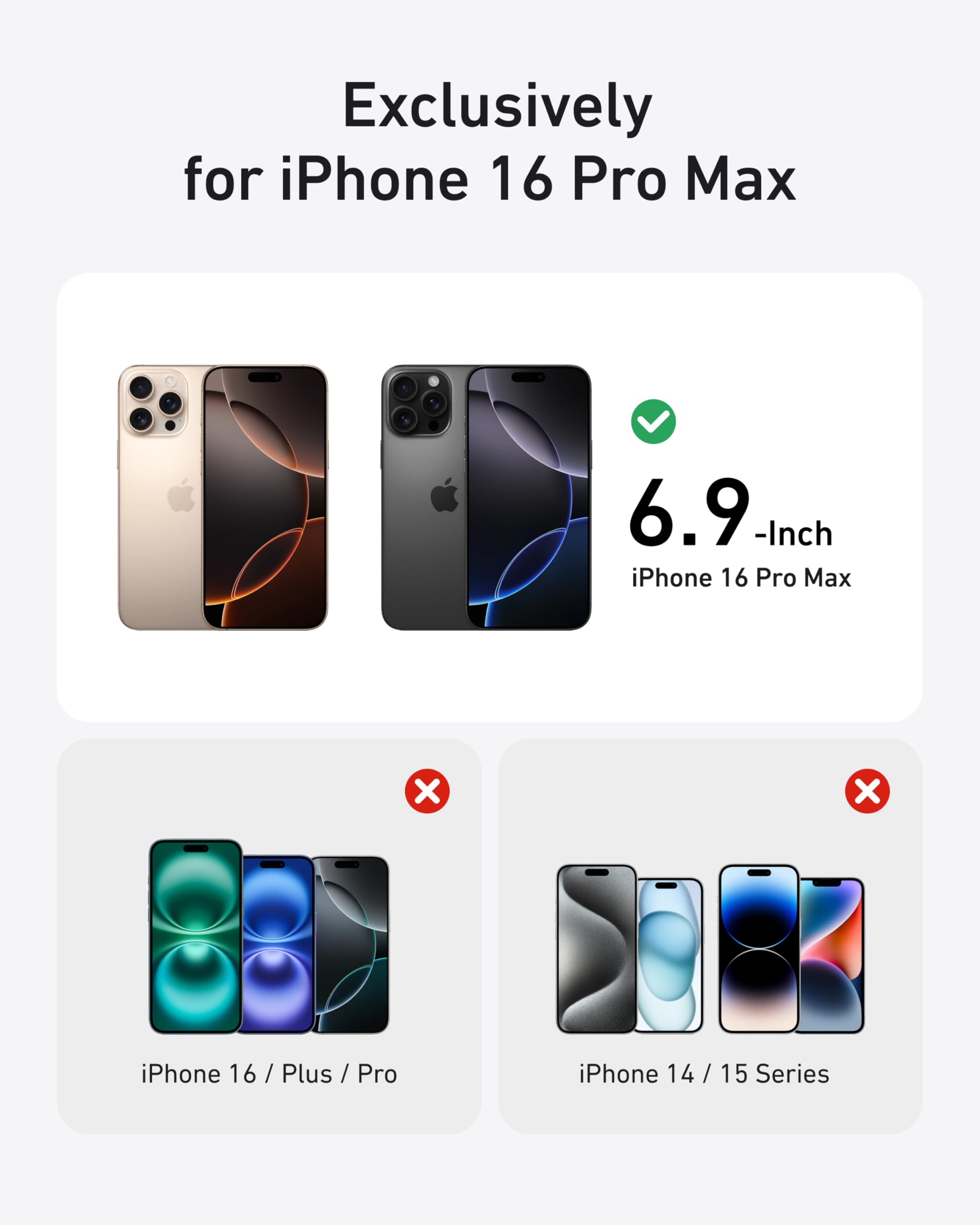 Foto 8 pulgar | Funda Anker para iPhone 16 Pro Max-Venta Internacional