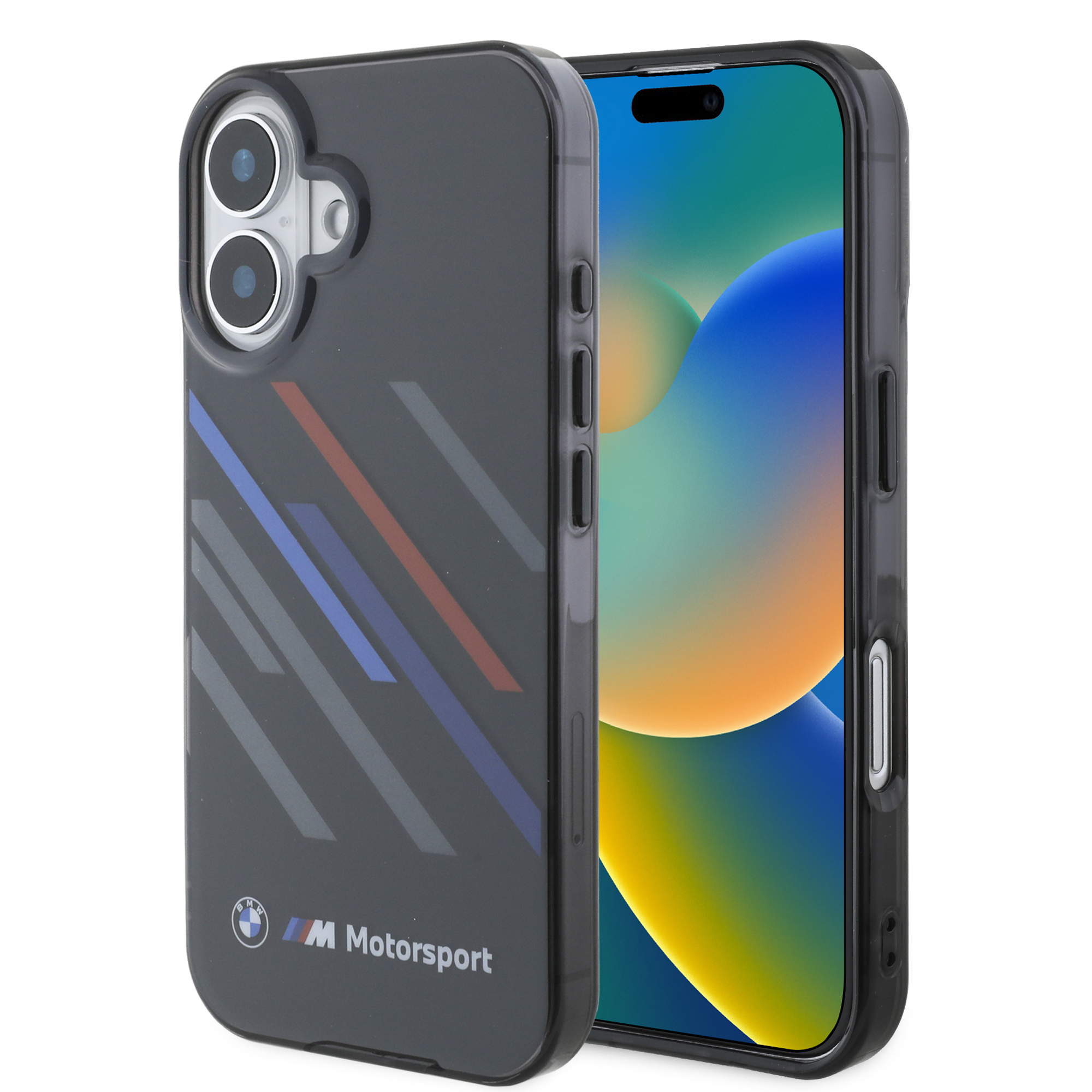 Funda Bmw Rayas Para Iphone 16 Pro Max - Negro Original