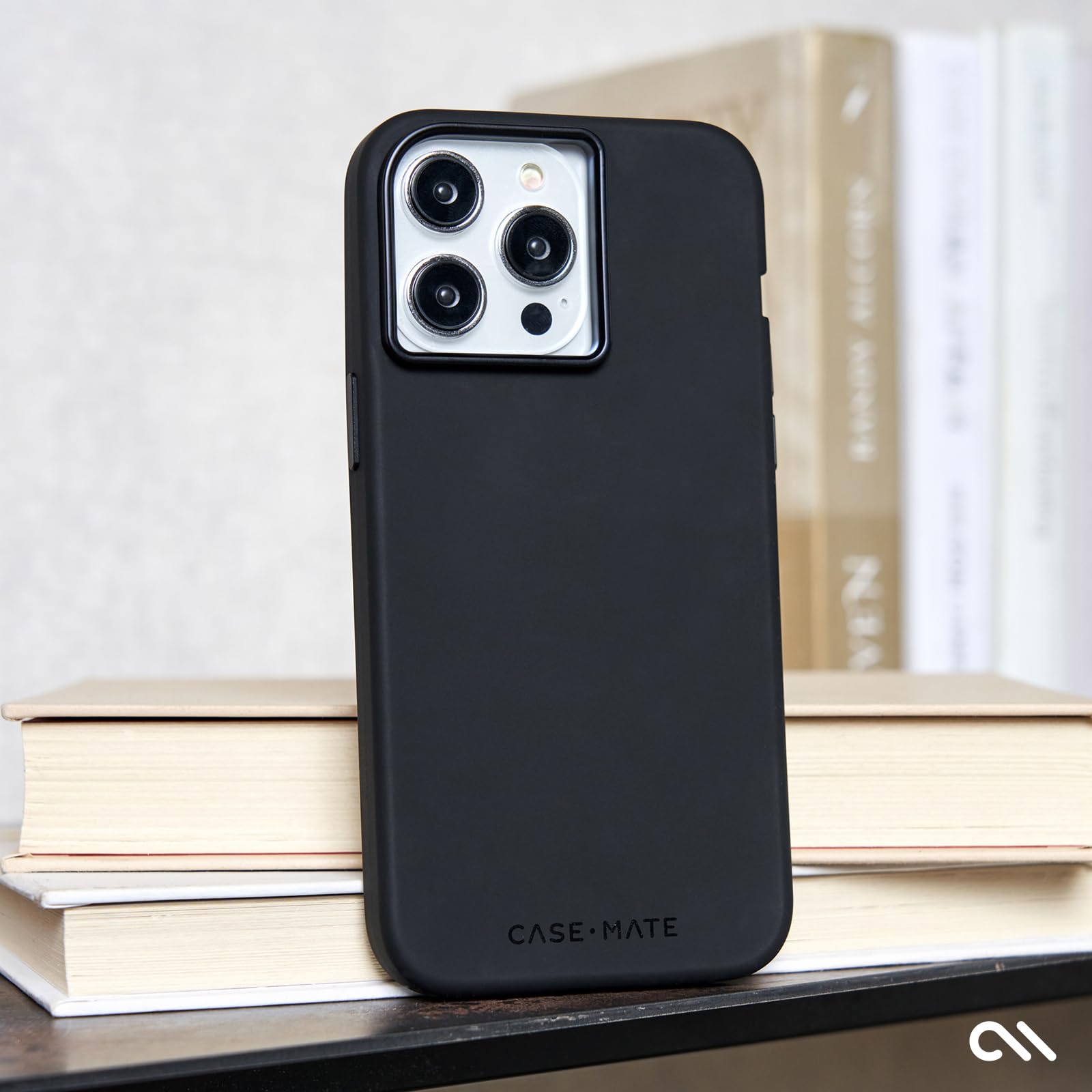 Foto 5 | Funda De Teléfono Case-mate Iphone 15 Pro Max De Silicona Negra - Venta Internacional.