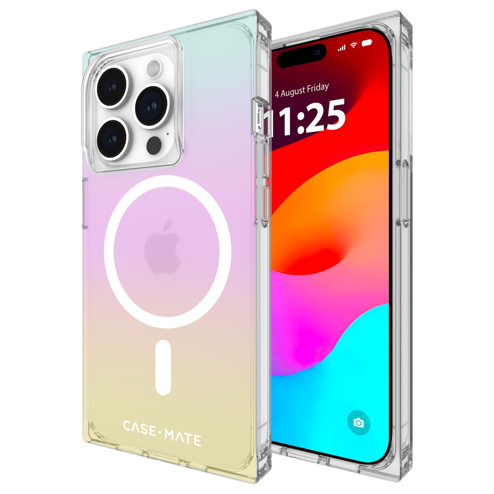 Foto 2 pulgar | Funda Para Teléfono Case-mate Blox Iphone 15 Pro Iridiscente Rainbow - Venta Internacional.