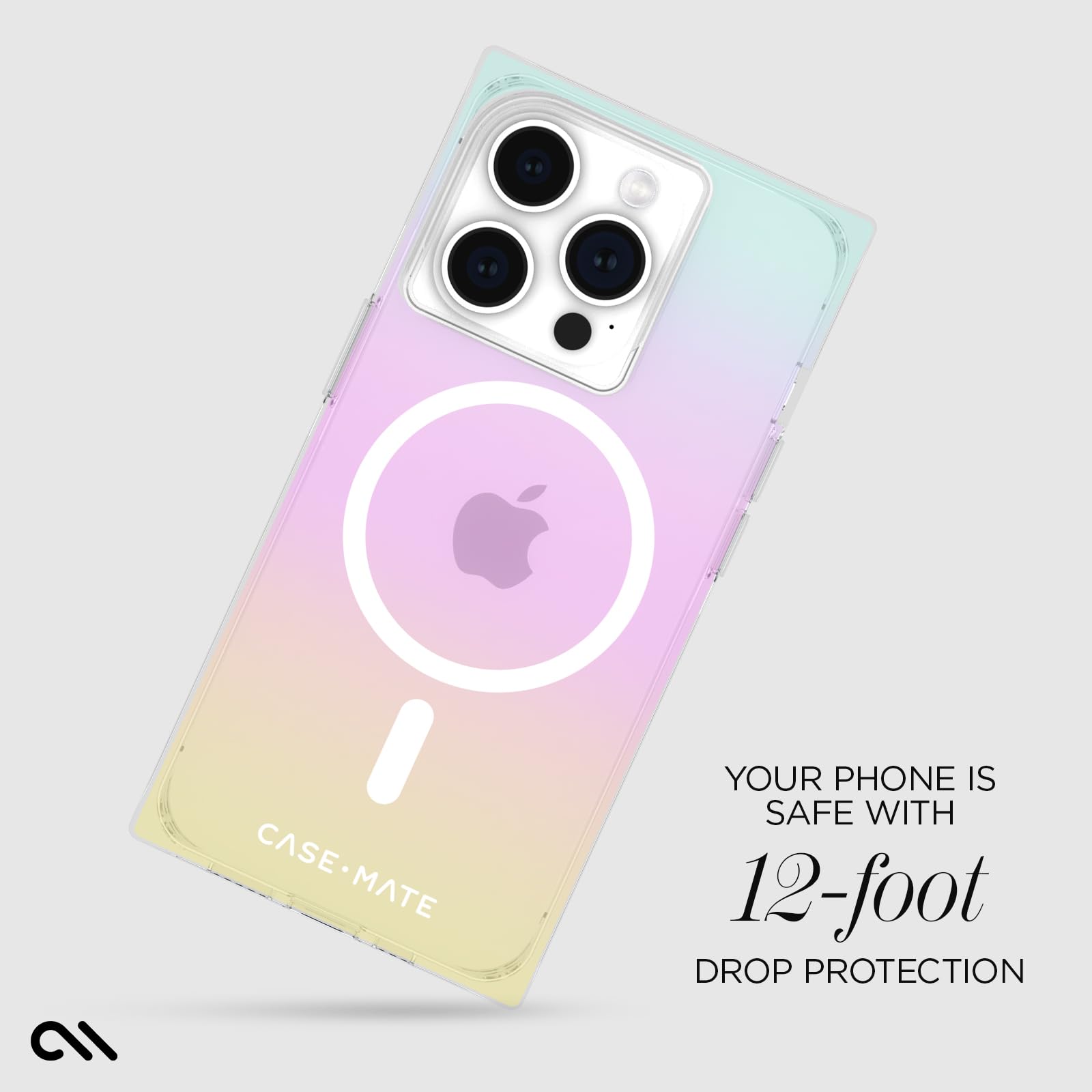 Foto 4 pulgar | Funda Para Teléfono Case-mate Blox Iphone 15 Pro Iridiscente Rainbow - Venta Internacional.