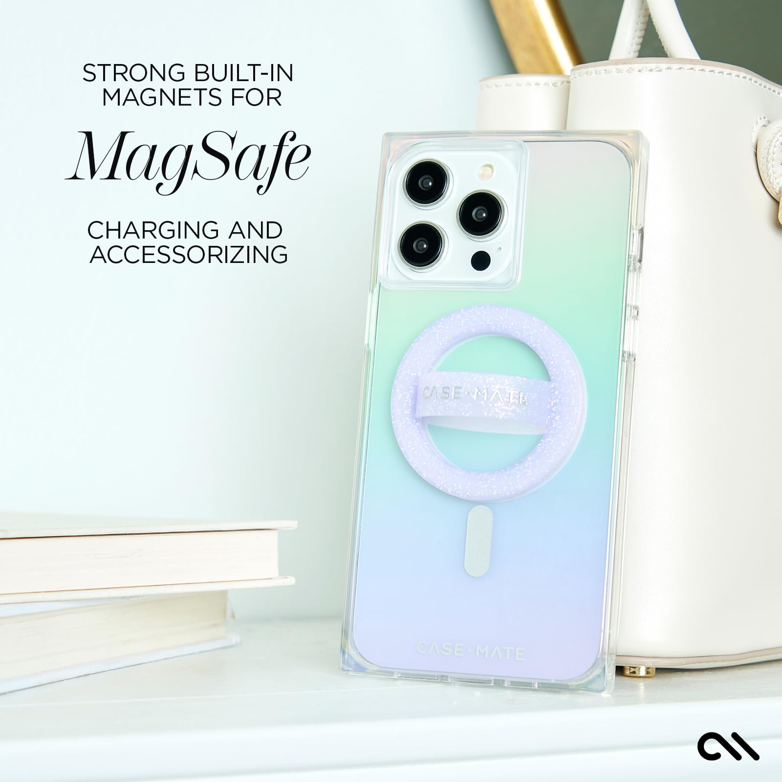 Foto 5 pulgar | Funda Para Teléfono Case-mate Blox Iphone 15 Pro Iridiscente Rainbow - Venta Internacional.