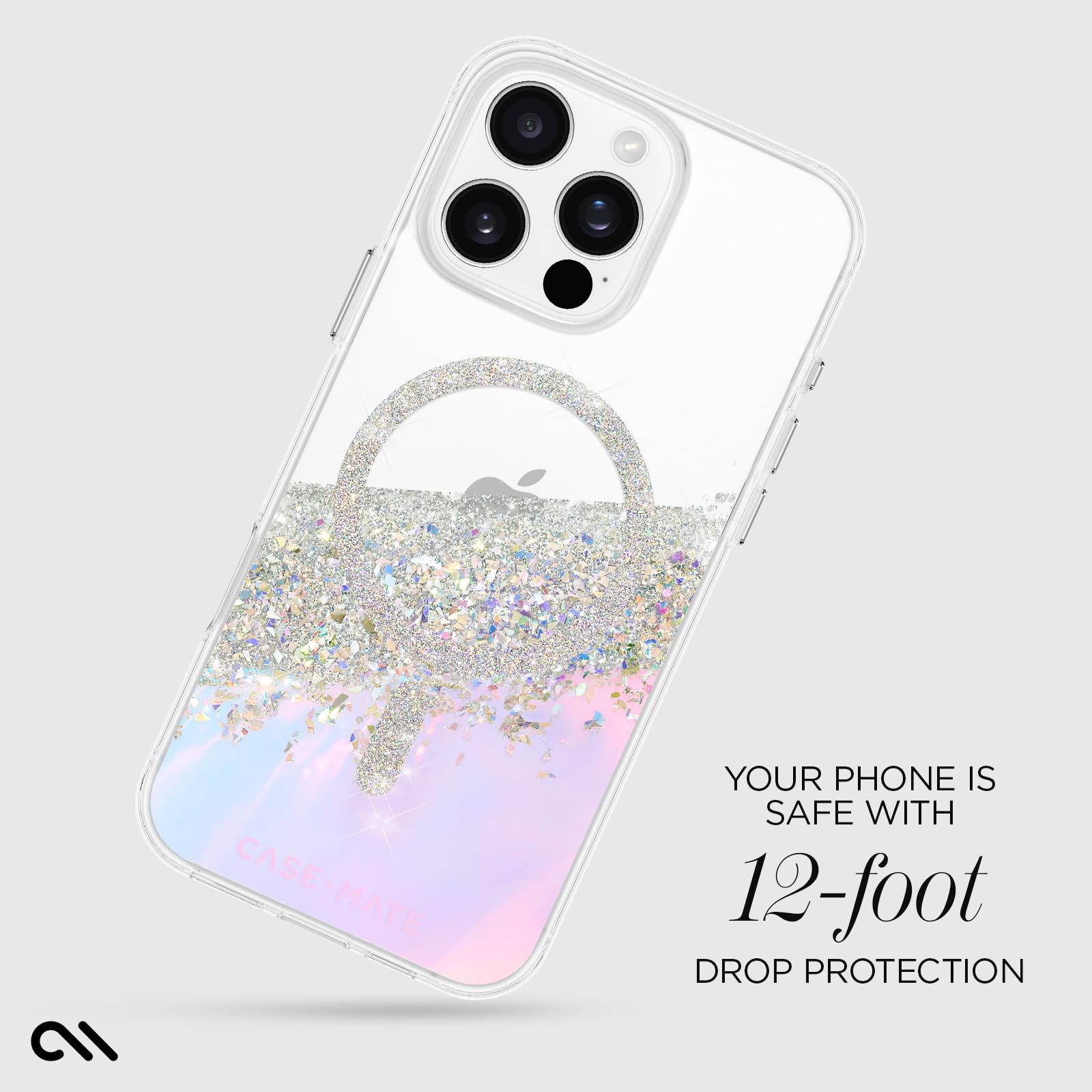 Foto 4 pulgar | Funda De Teléfono Case-mate Karat Iridescent Para Iphone 16 Pro Max - Venta Internacional.