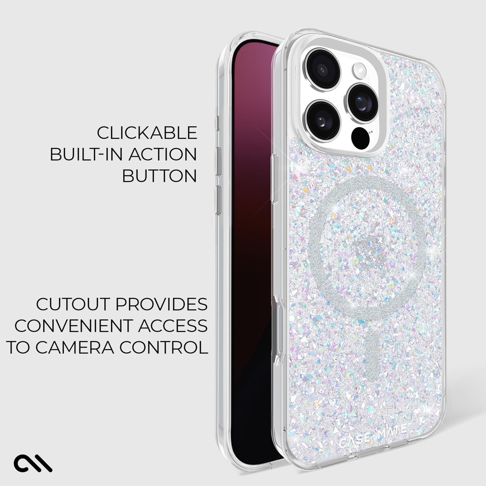 Foto 5 pulgar | Funda Para Teléfono Case-mate Iphone 16 Pro Max Twinkle Disco - Venta Internacional.