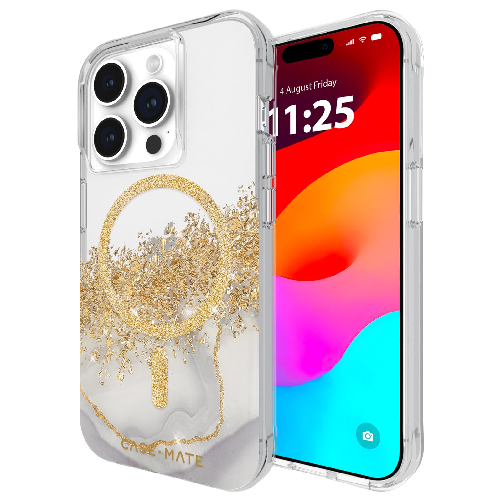 Funda De Teléfono Case-mate Para Iphone 15 Pro Karat Marble Con Magsafe - Venta Internacional.