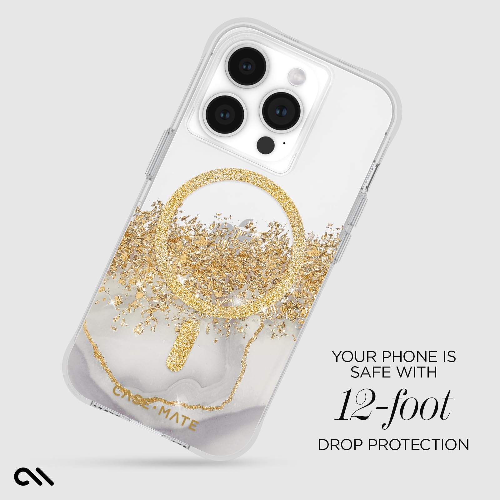 Foto 4 pulgar | Funda De Teléfono Case-mate Para Iphone 15 Pro Karat Marble Con Magsafe - Venta Internacional.