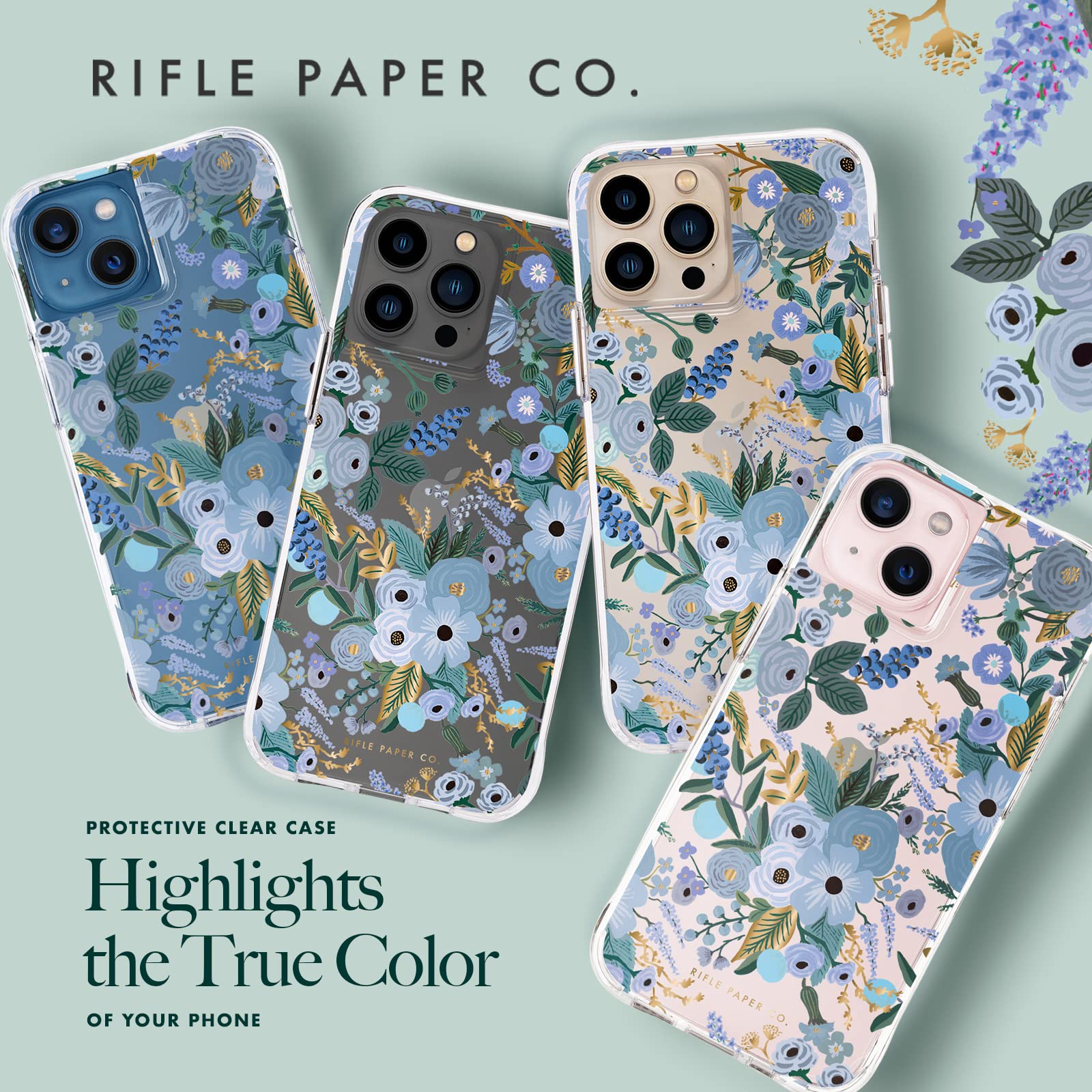 Foto 3 pulgar | Funda Para Teléfono Case-mate Rifle Paper Co. Iphone 13 Pro Max - Venta Internacional.