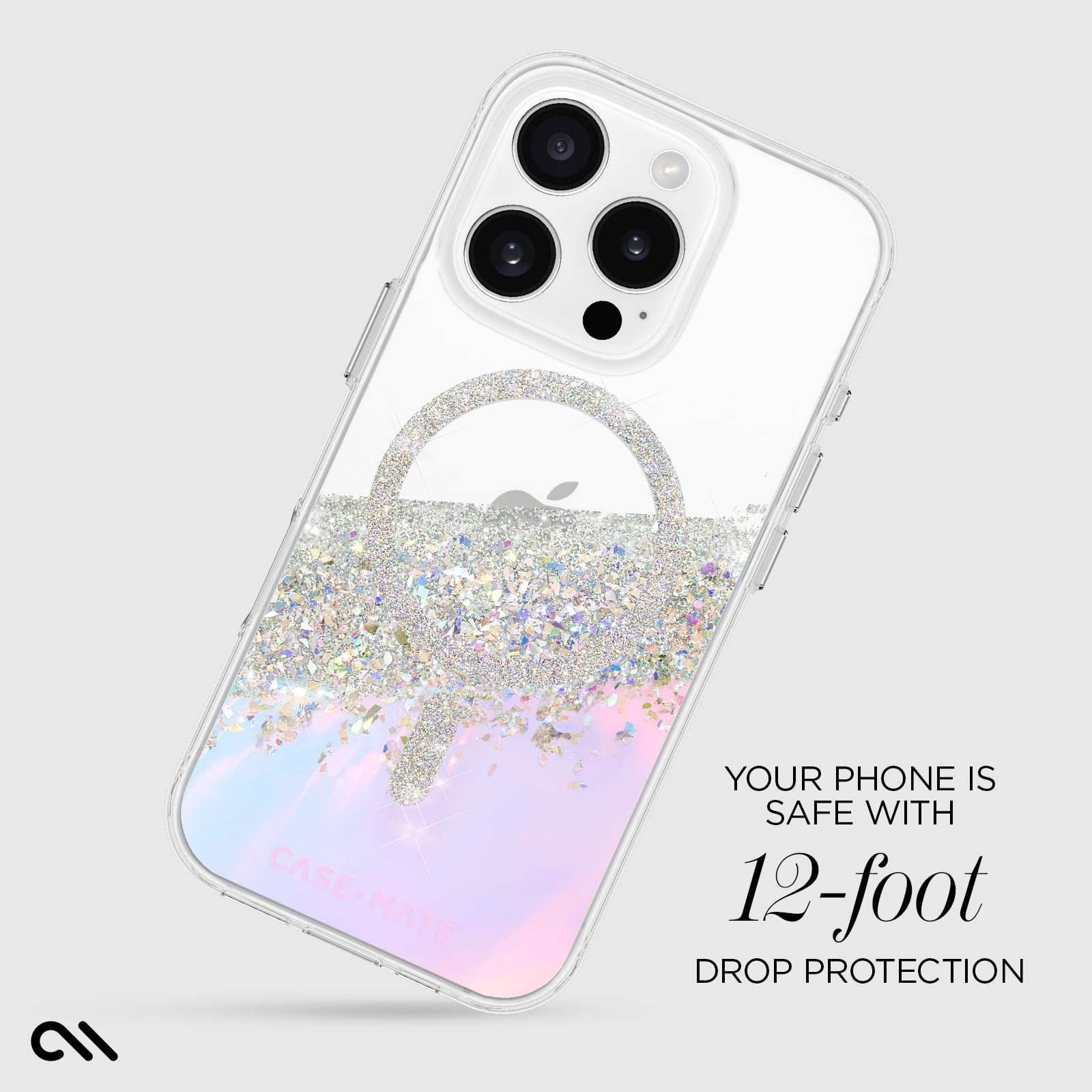 Foto 4 pulgar | Funda para Teléfono Case-Mate iPhone 16 Pro Karat Iridiscente - Venta Internacional