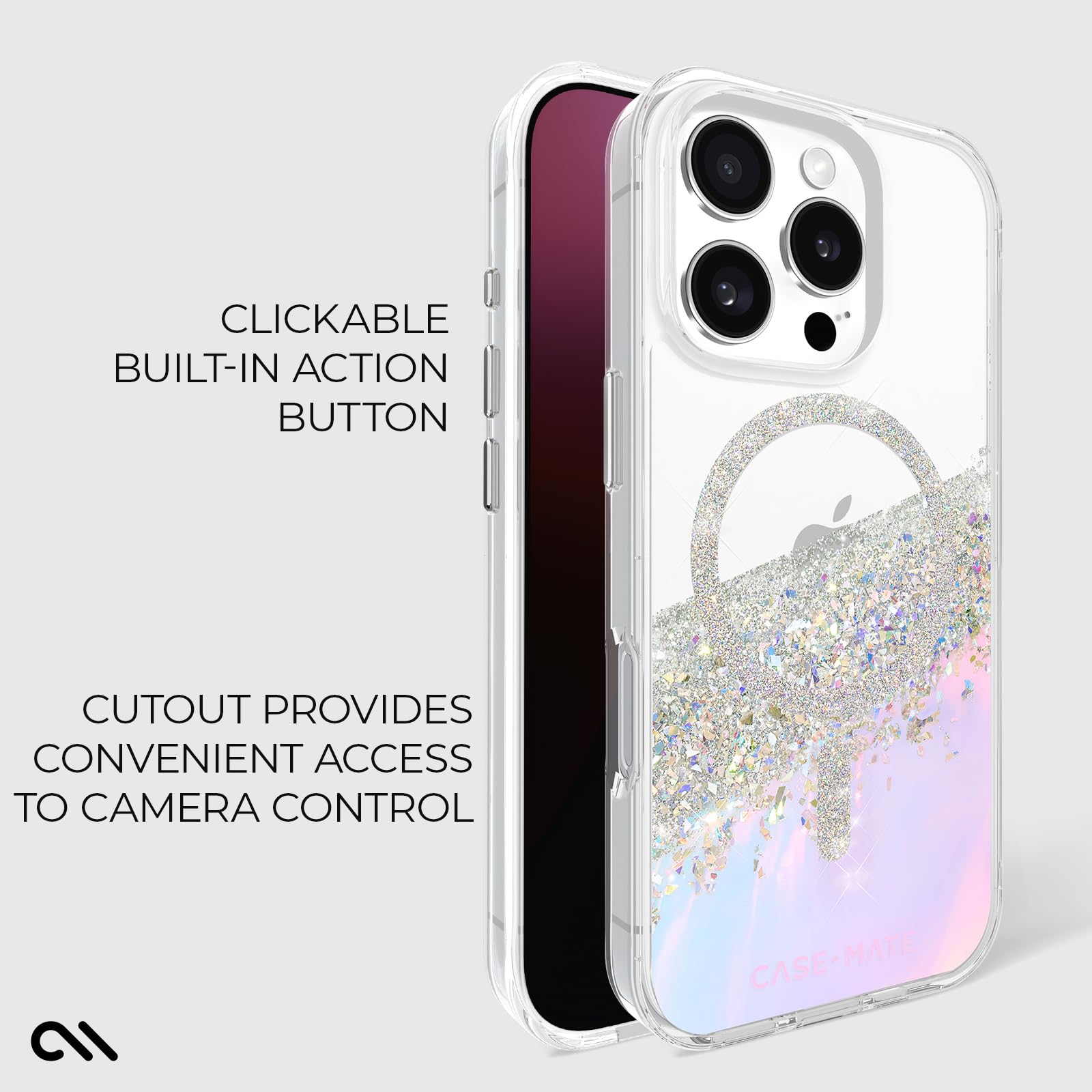 Foto 6 pulgar | Funda para Teléfono Case-Mate iPhone 16 Pro Karat Iridiscente - Venta Internacional