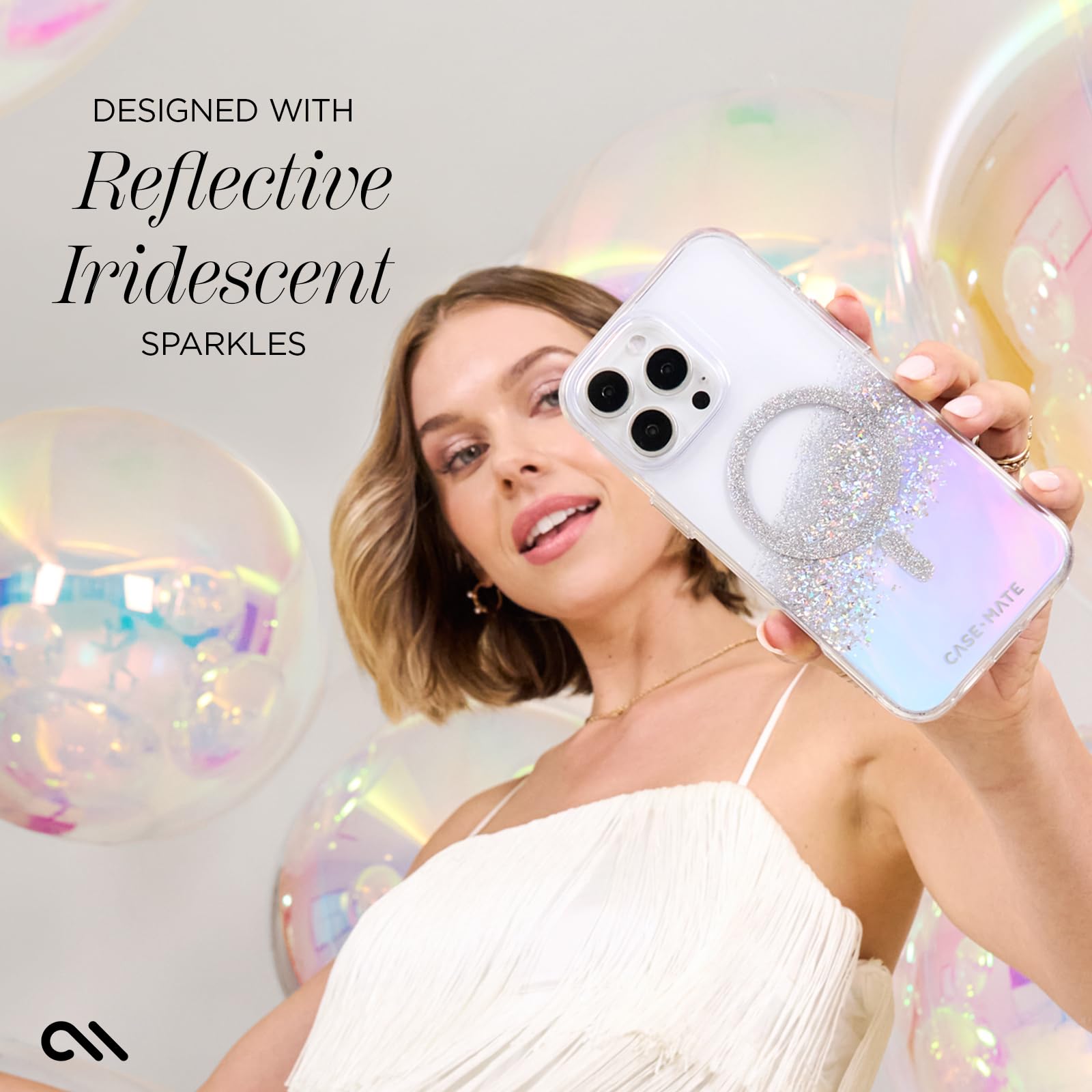 Foto 7 | Funda para Teléfono Case-Mate iPhone 16 Pro Karat Iridiscente - Venta Internacional