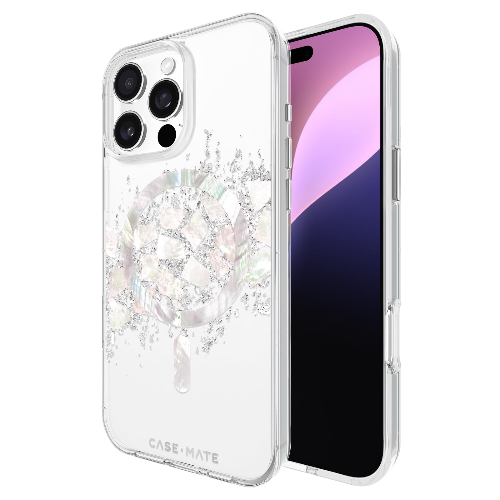 Foto 2 pulgar | Funda para Teléfono Case-Mate iPhone 16 Pro Max Touch Of Pearl - Venta Internacional