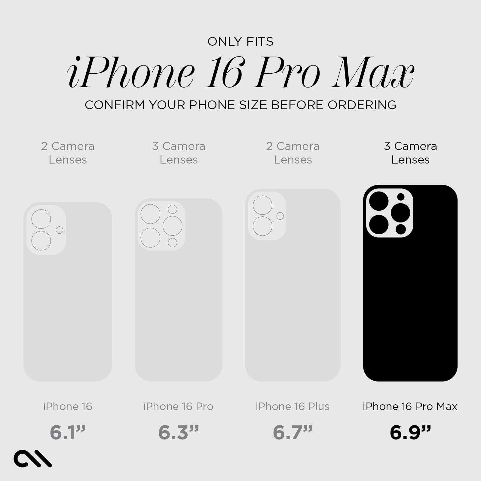 Foto 3 pulgar | Funda para Teléfono Case-Mate iPhone 16 Pro Max Touch Of Pearl - Venta Internacional