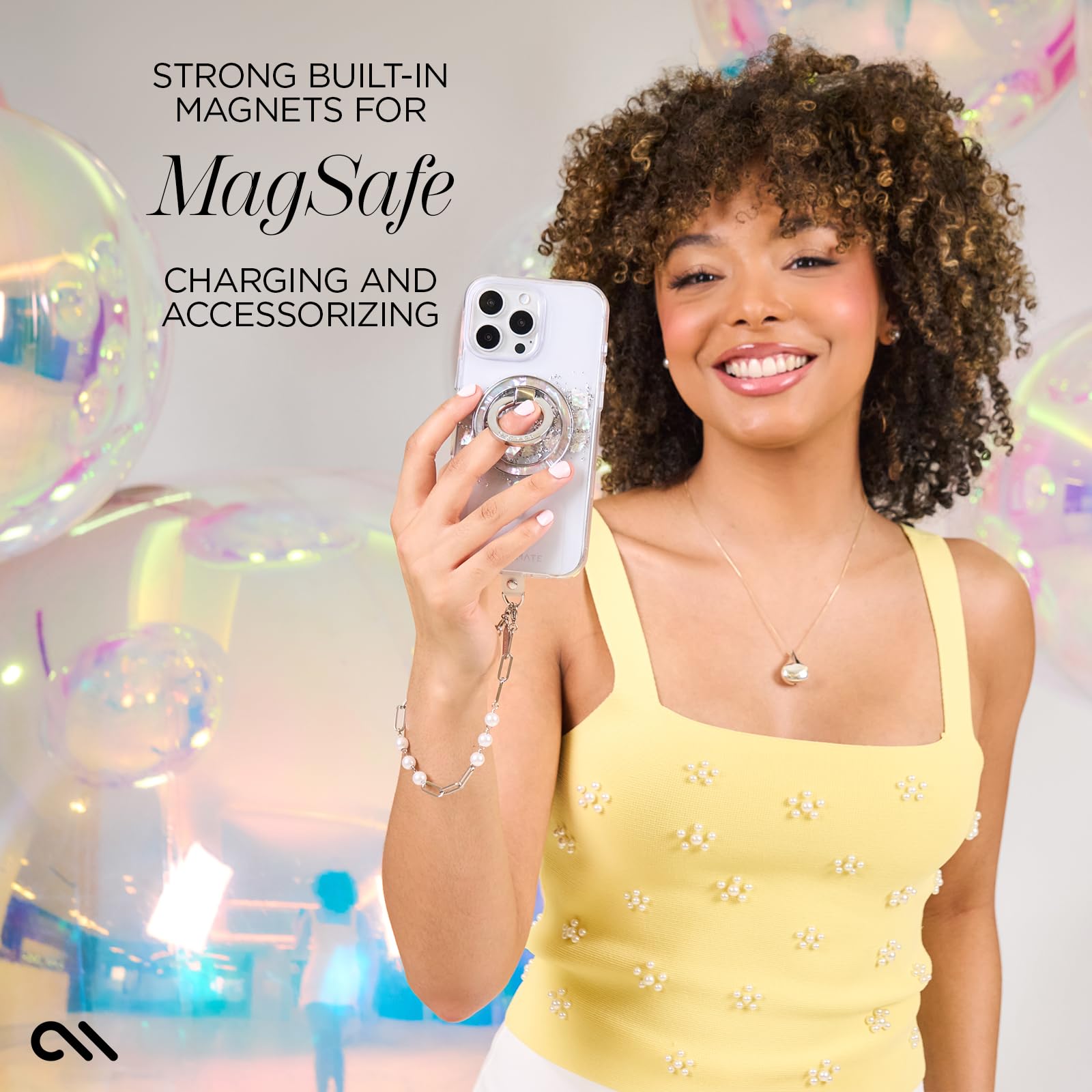 Foto 6 pulgar | Funda para Teléfono Case-Mate iPhone 16 Pro Max Touch Of Pearl - Venta Internacional