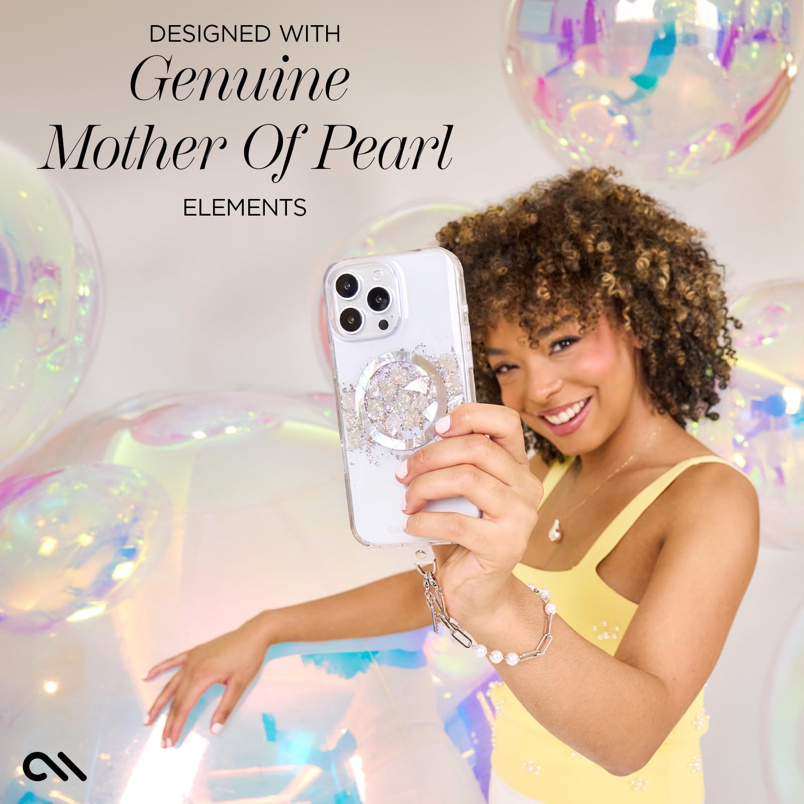 Foto 7 pulgar | Funda para Teléfono Case-Mate iPhone 16 Pro Max Touch Of Pearl - Venta Internacional
