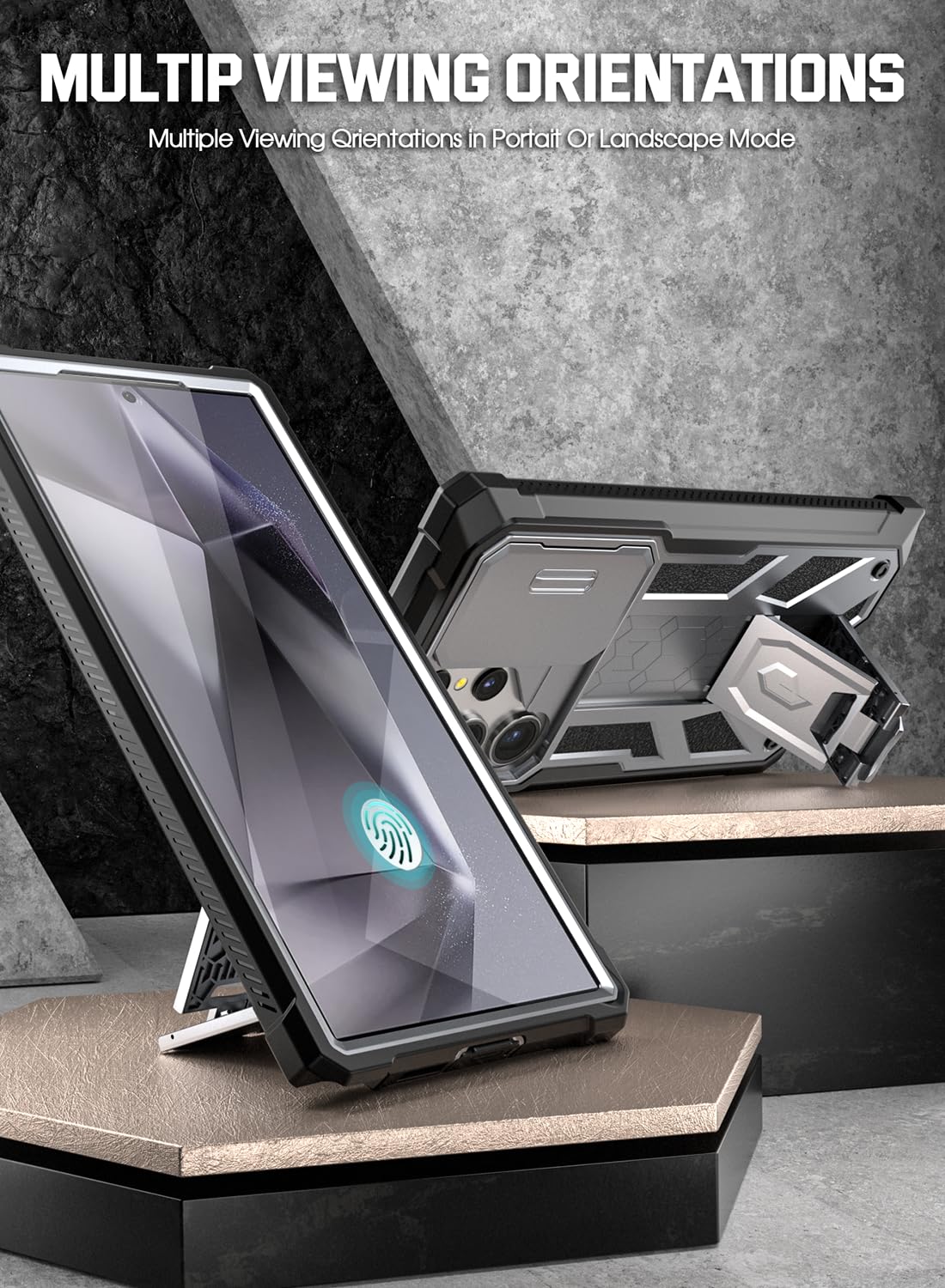Foto 3 | Funda de Teléfono Poetic Spartan para Samsung Galaxy S24 Ultra 6.8 - Venta Internacional