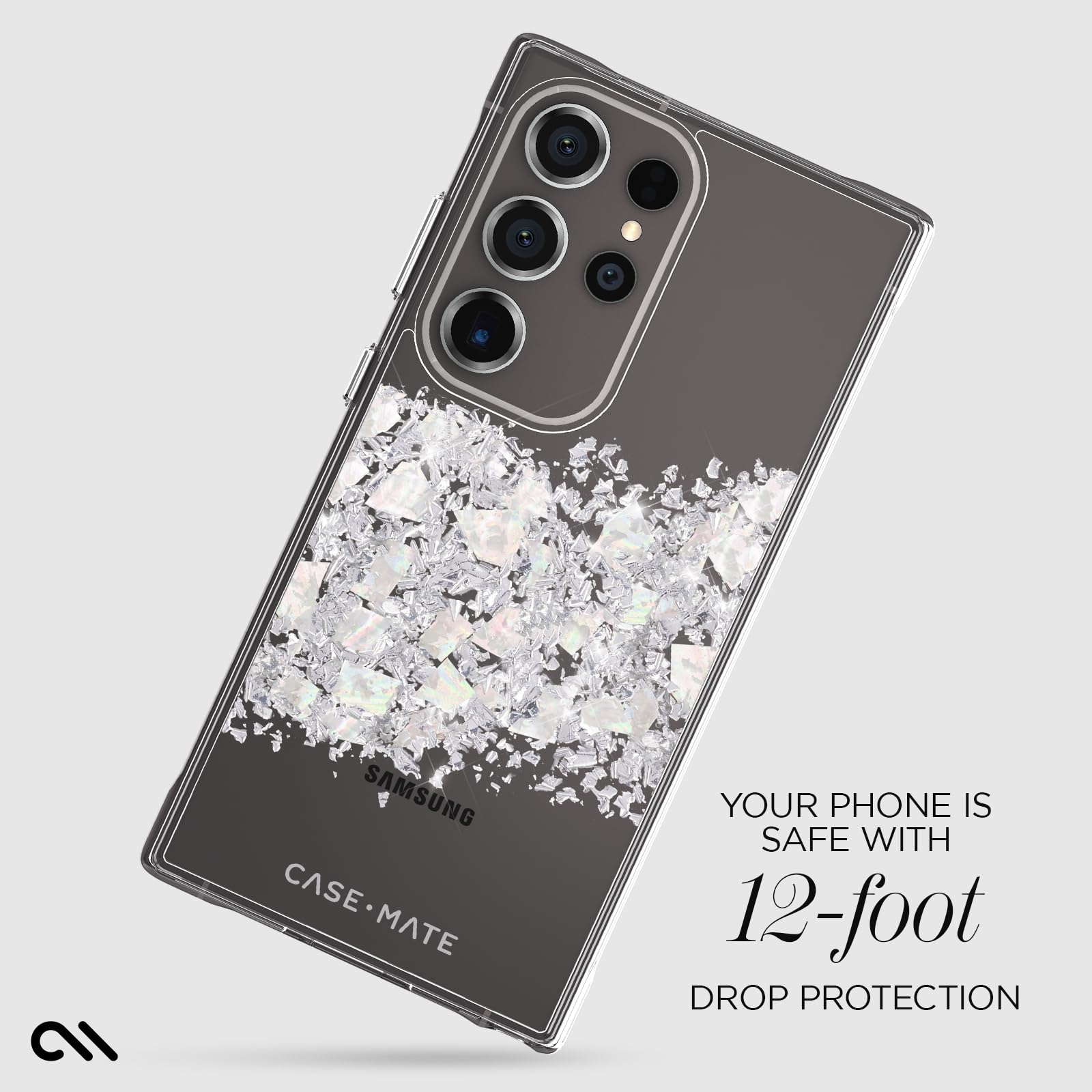 Foto 4 pulgar | Funda Para Teléfono Case-mate Para Samsung Galaxy S24 Ultra Touch Of Pearl - Venta Internacional.